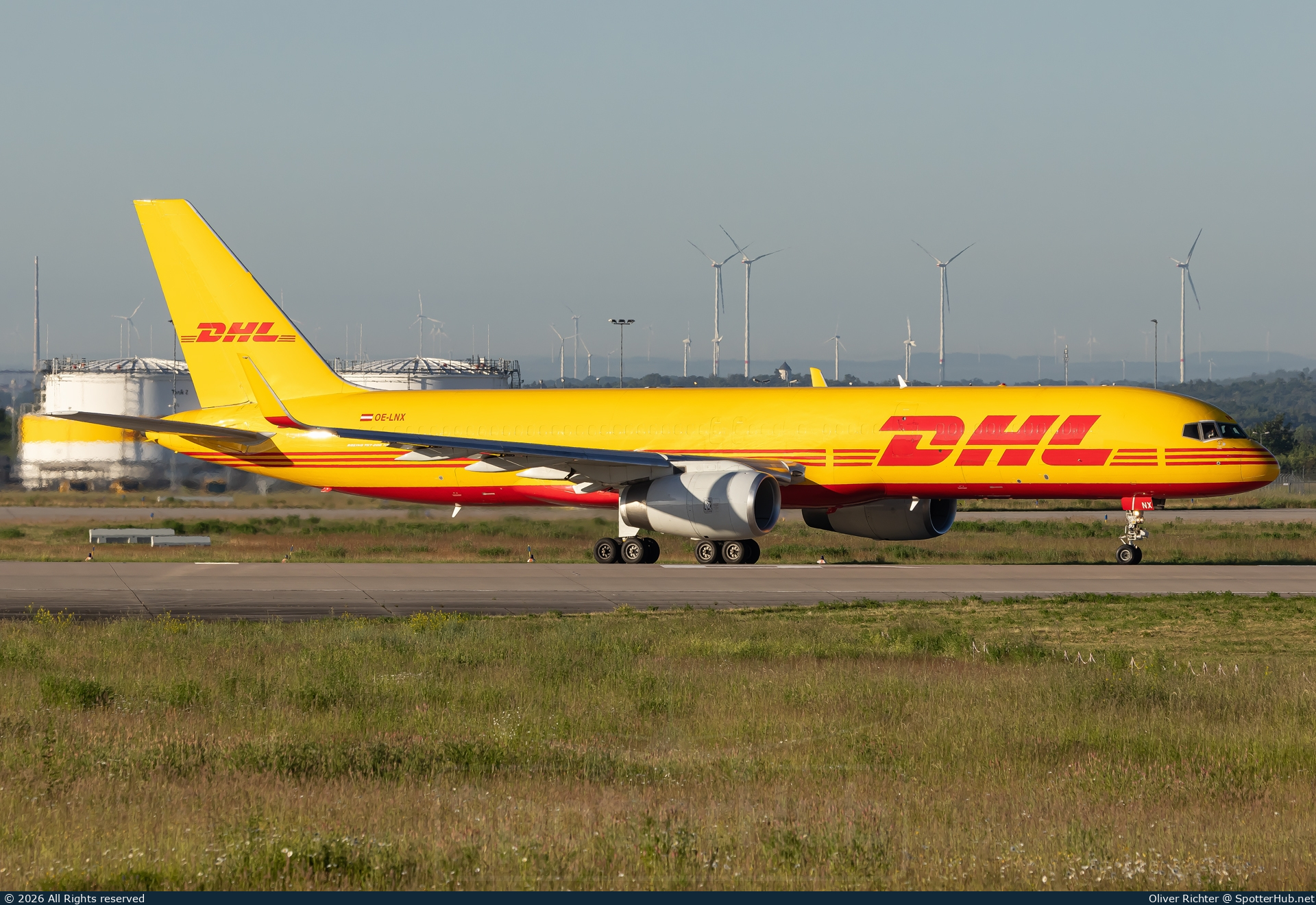 Photo of OE-LNX - Boeing 757-223(PCF) operated by DHL Air Austria
