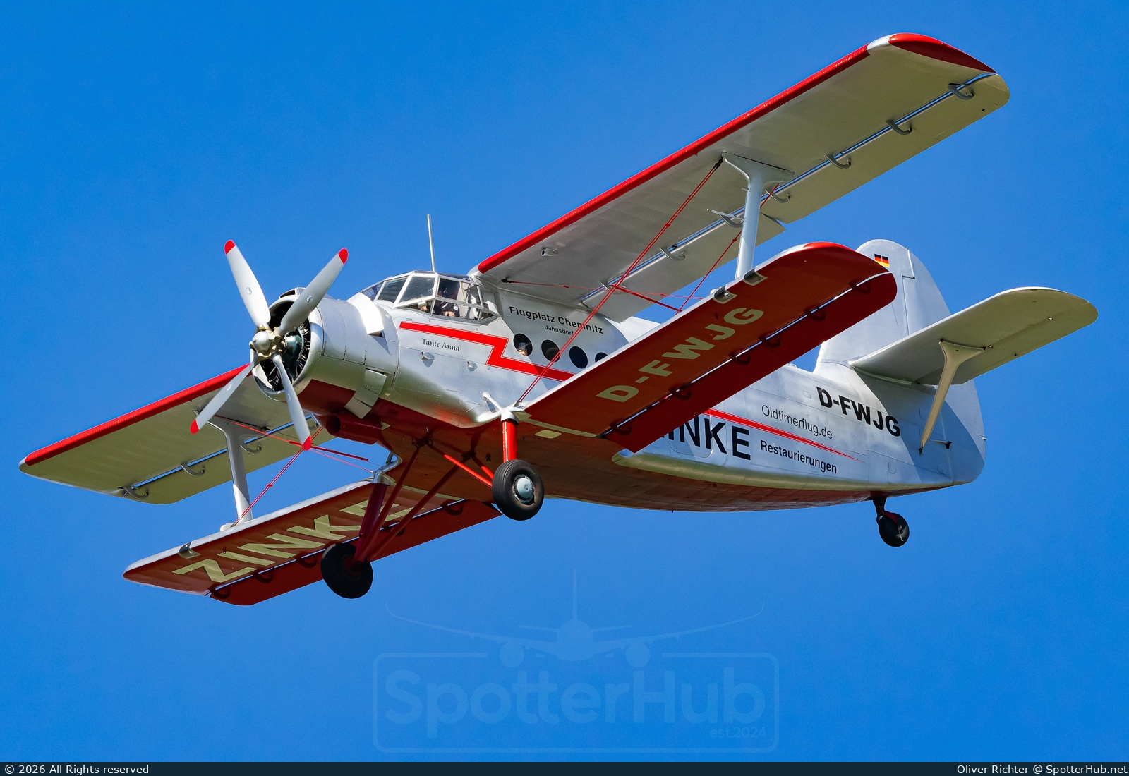 Photo of D-FWJG - PZL-Mielec An-2TD operated by Oldtimerflug