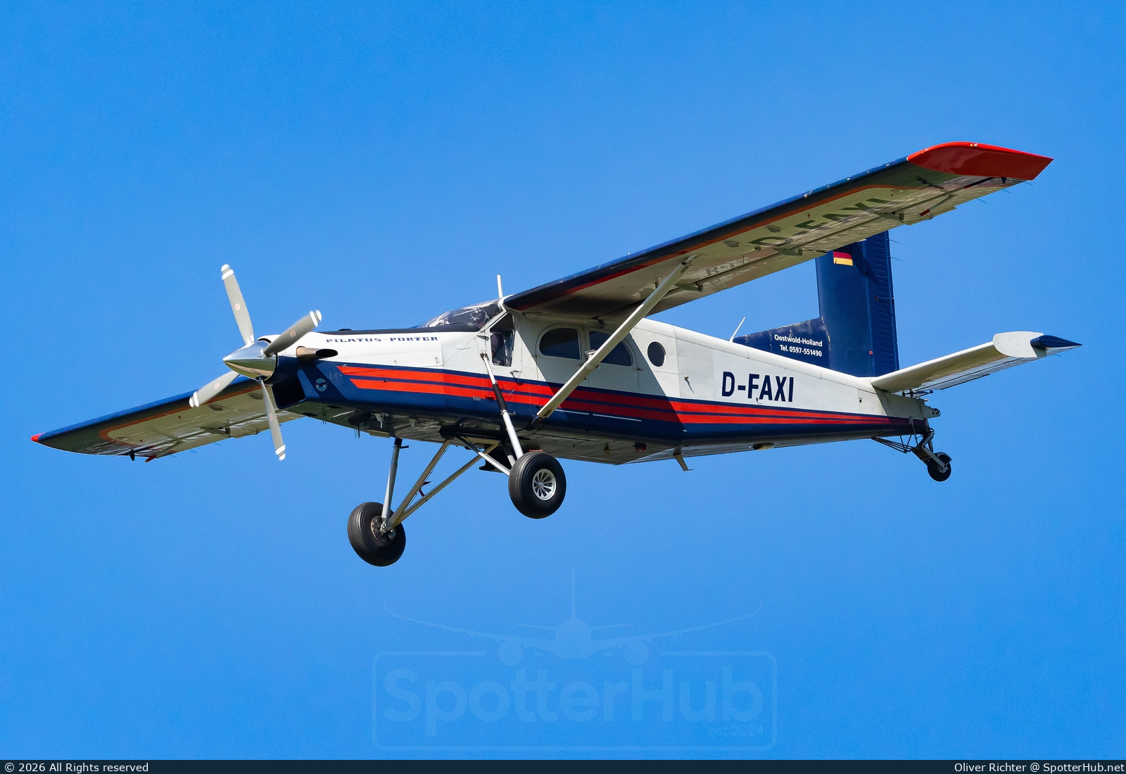 Photo of D-FAXI - Pilatus PC-6/B2-H4 Turbo Porter operated by Air Evex Westfalia
