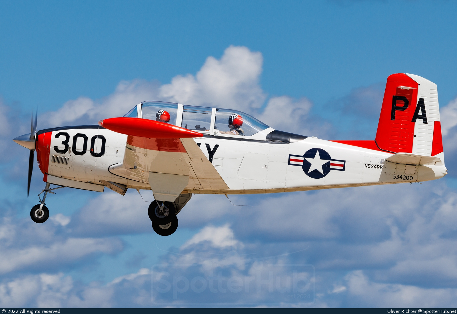 Photo of N534RB - Beechcraft T-34A Mentor operated by Private