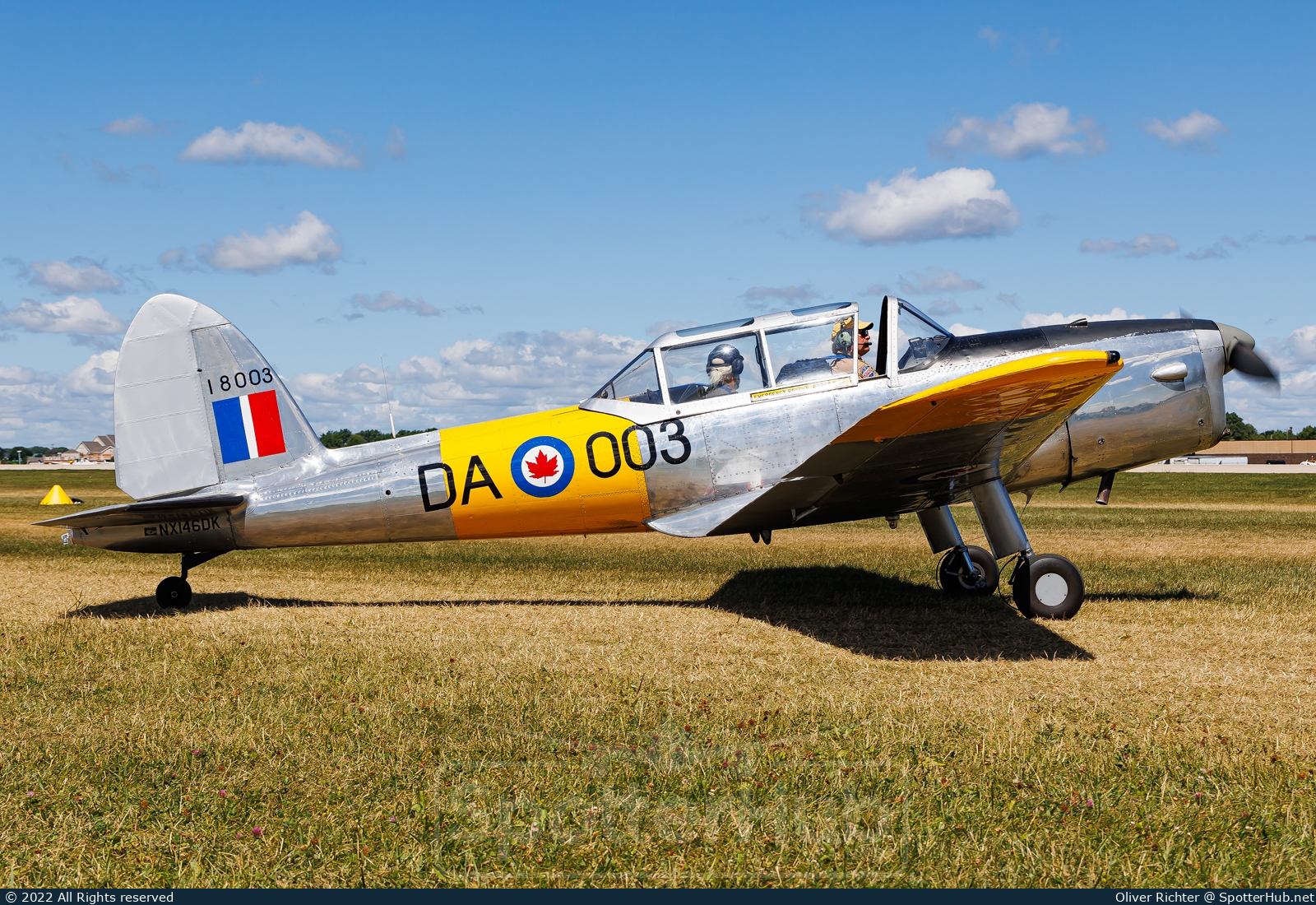 Photo of NX146DK - De Havilland Canada DHC-1 Chipmunk 20 operated by Private