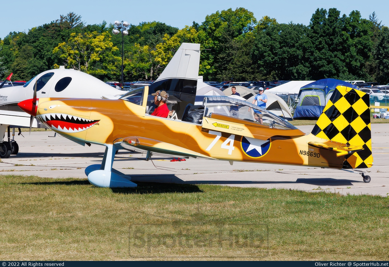 Photo of N9669D - Vans RV-8 operated by Private