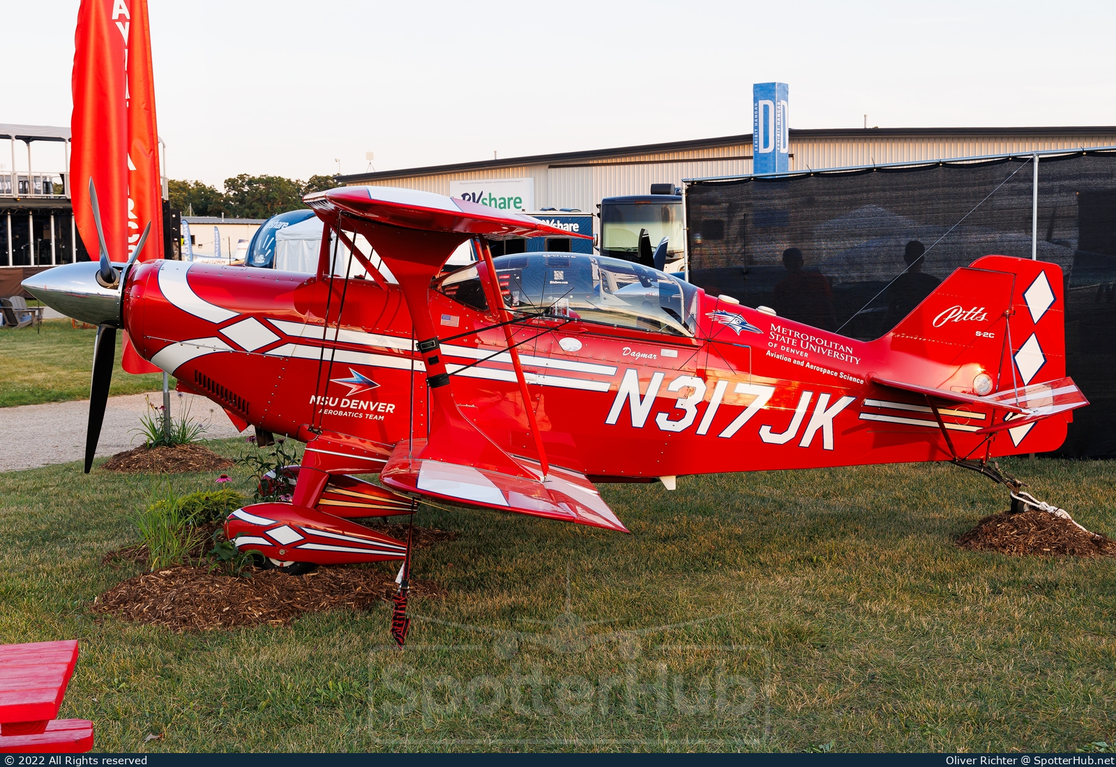 Photo of N317JK - Pitts S-2C Special operated by MSU Denver Aerobatics Team