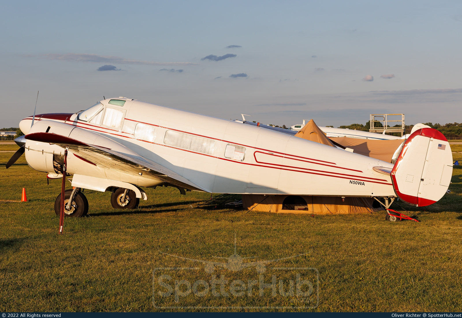 Photo of N50WA - Beechcraft G18S operated by Private