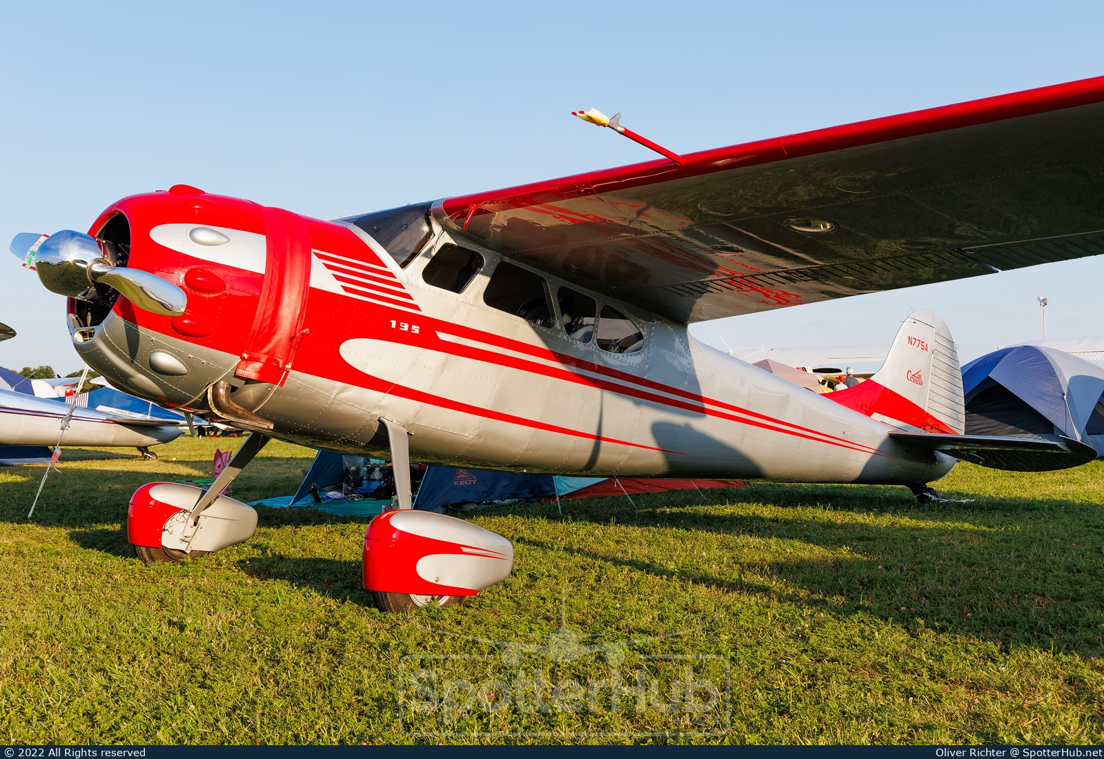 Photo of N775A - Cessna 195B operated by Private