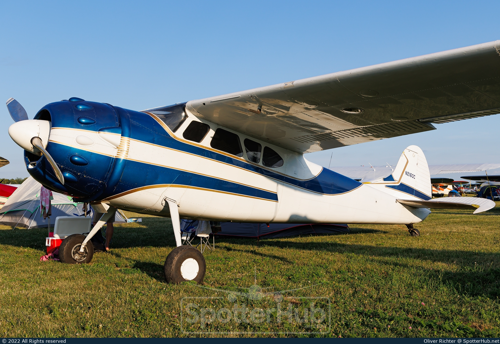 Photo of N2160C - Cessna 195B operated by Private