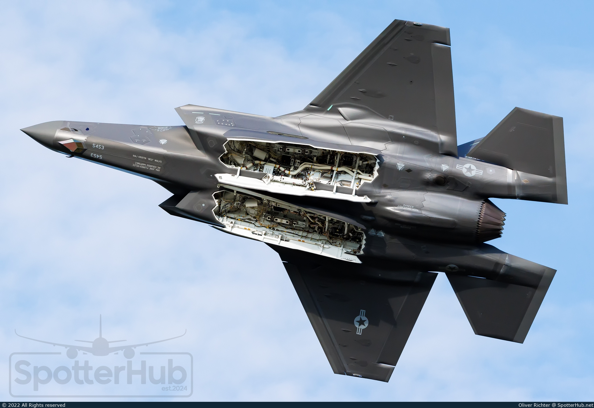 Photo of 18-5453 - Lockheed Martin F-35A Lightning II operated by US Air Force
