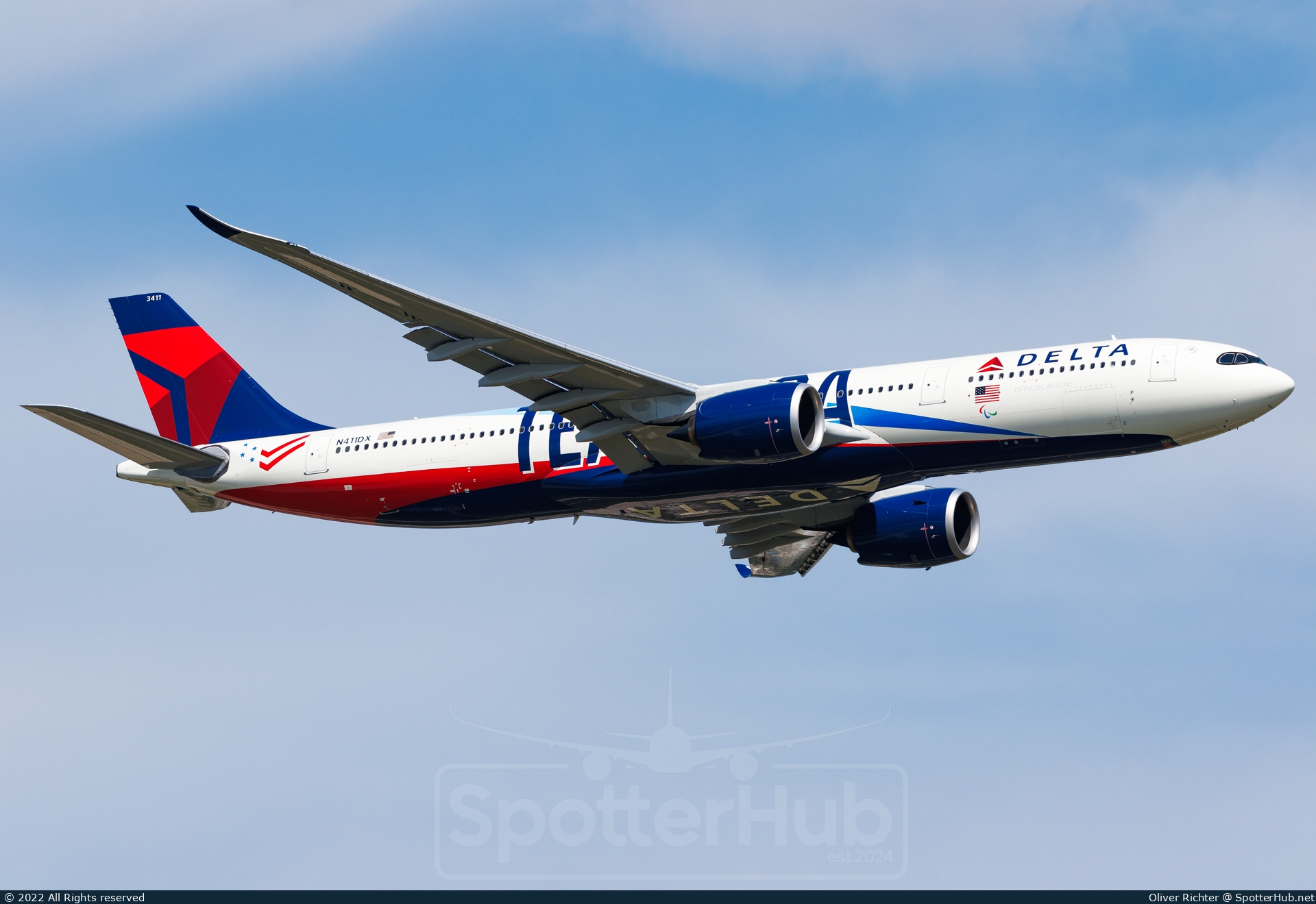 Photo of N411DX - Airbus A330-941 operated by Delta Air Lines