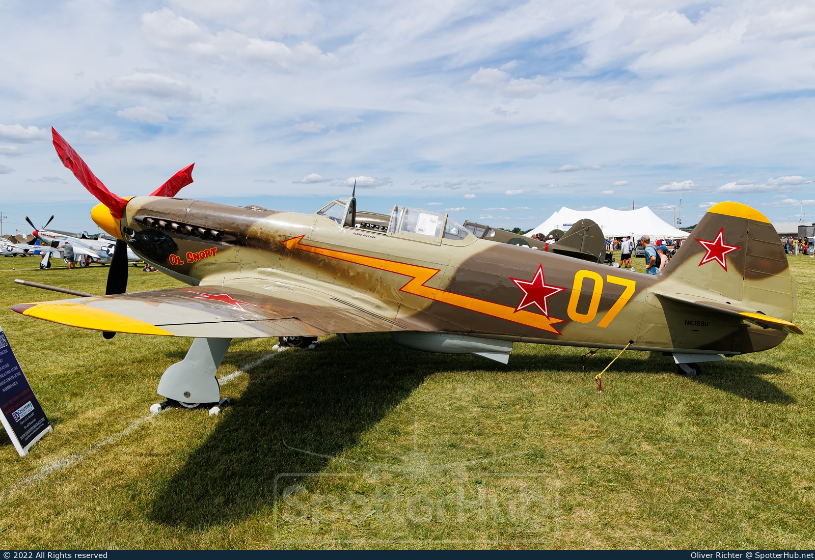 Photo of N6388U - Yakovlev Yak-9UM operated by Private