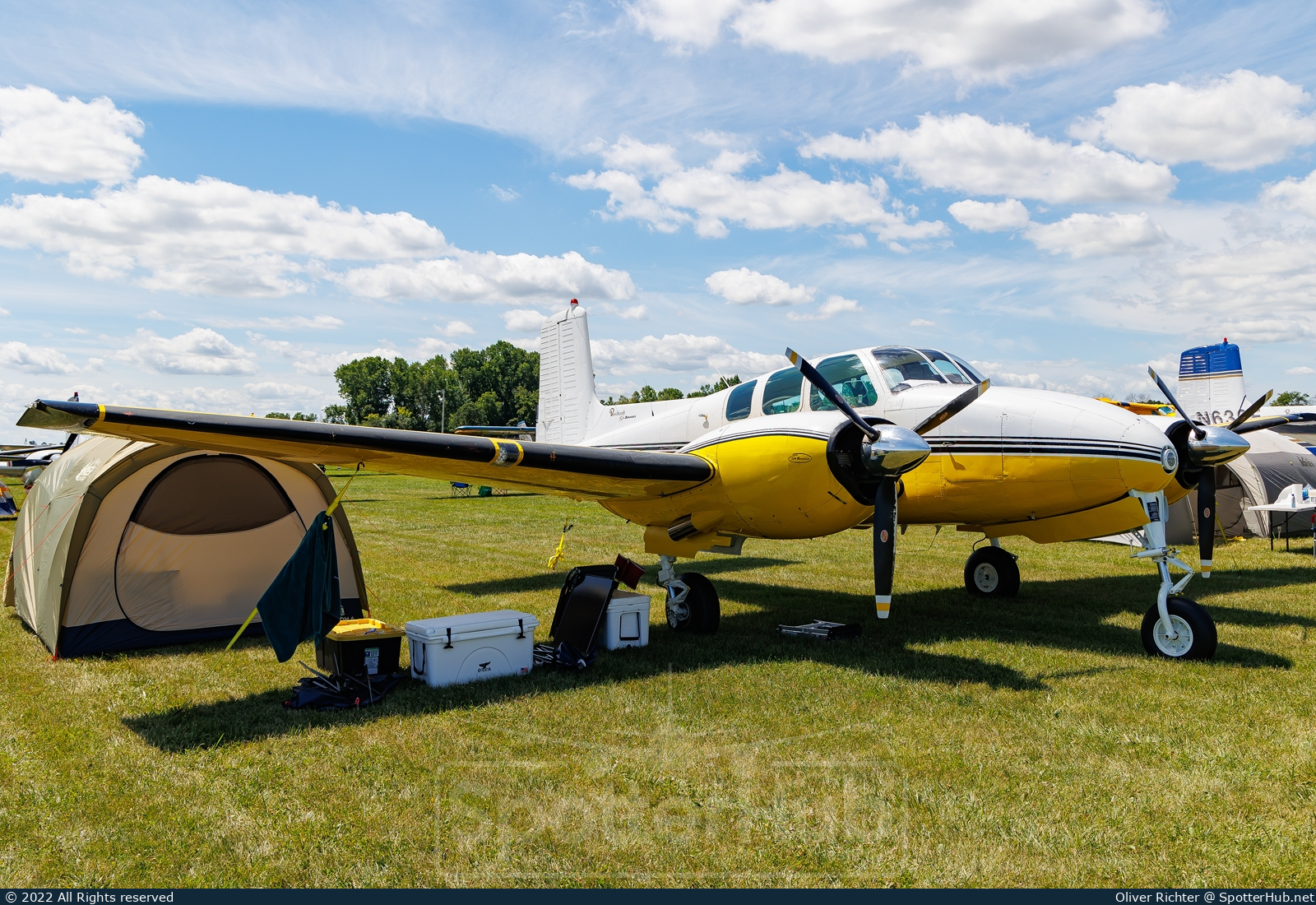 Photo of N22BX - Beechcraft B50 Twin Bonanza operated by Private