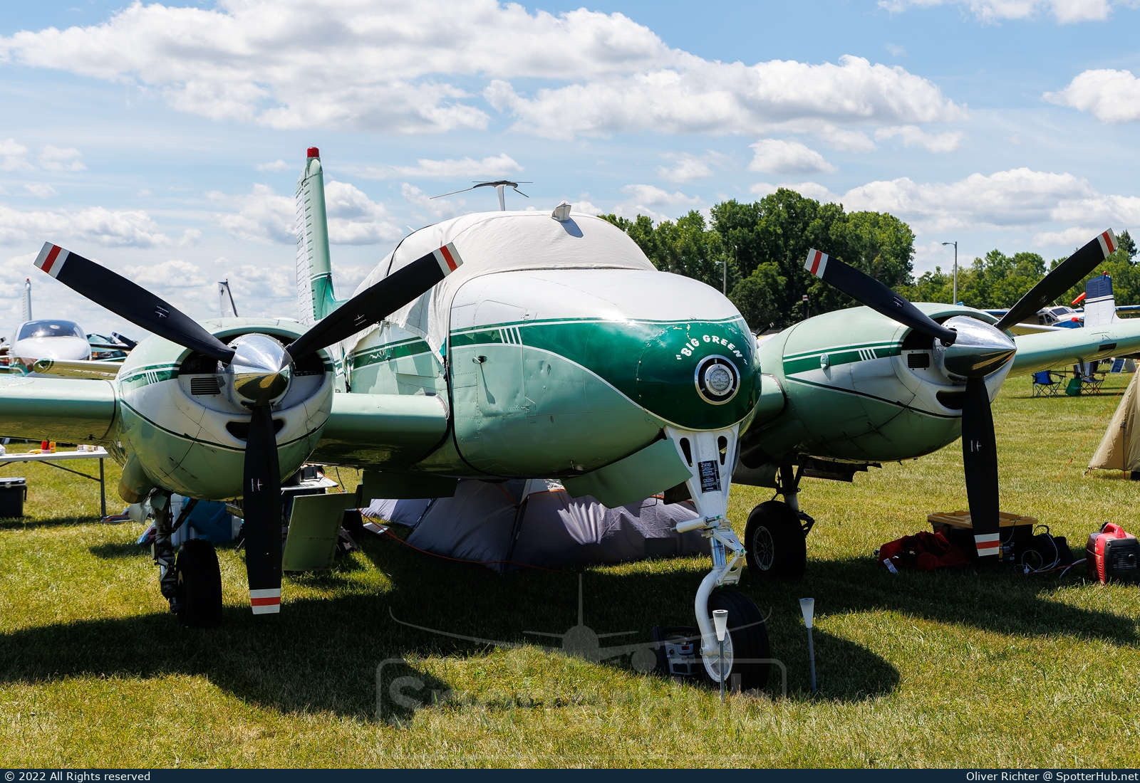 Photo of N225TW - Beechcraft D50B Twin Bonanza operated by Private
