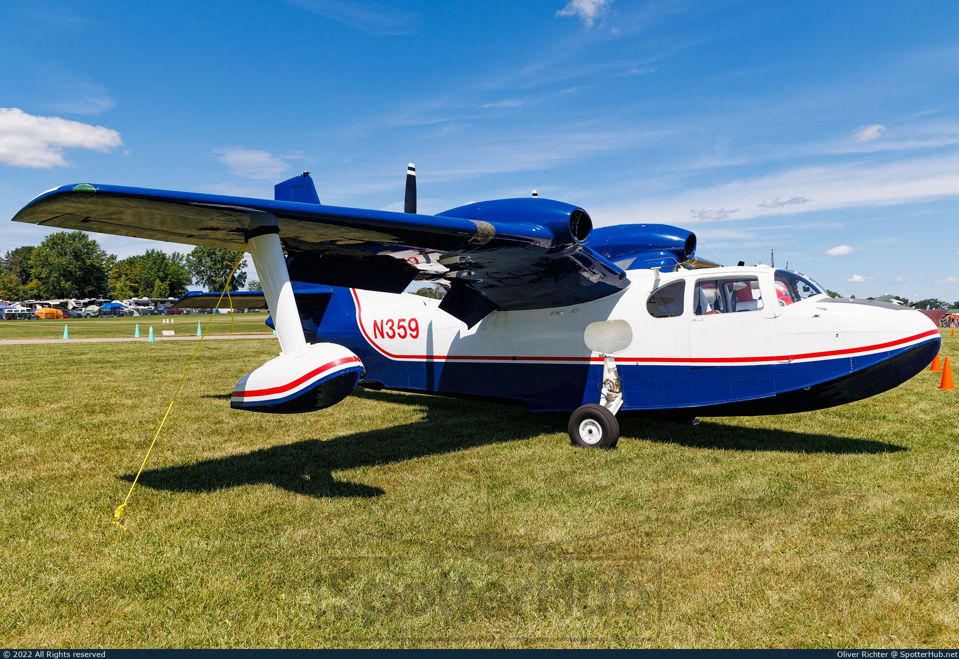 Photo of N359 - Piaggio P.136L-2 operated by Private