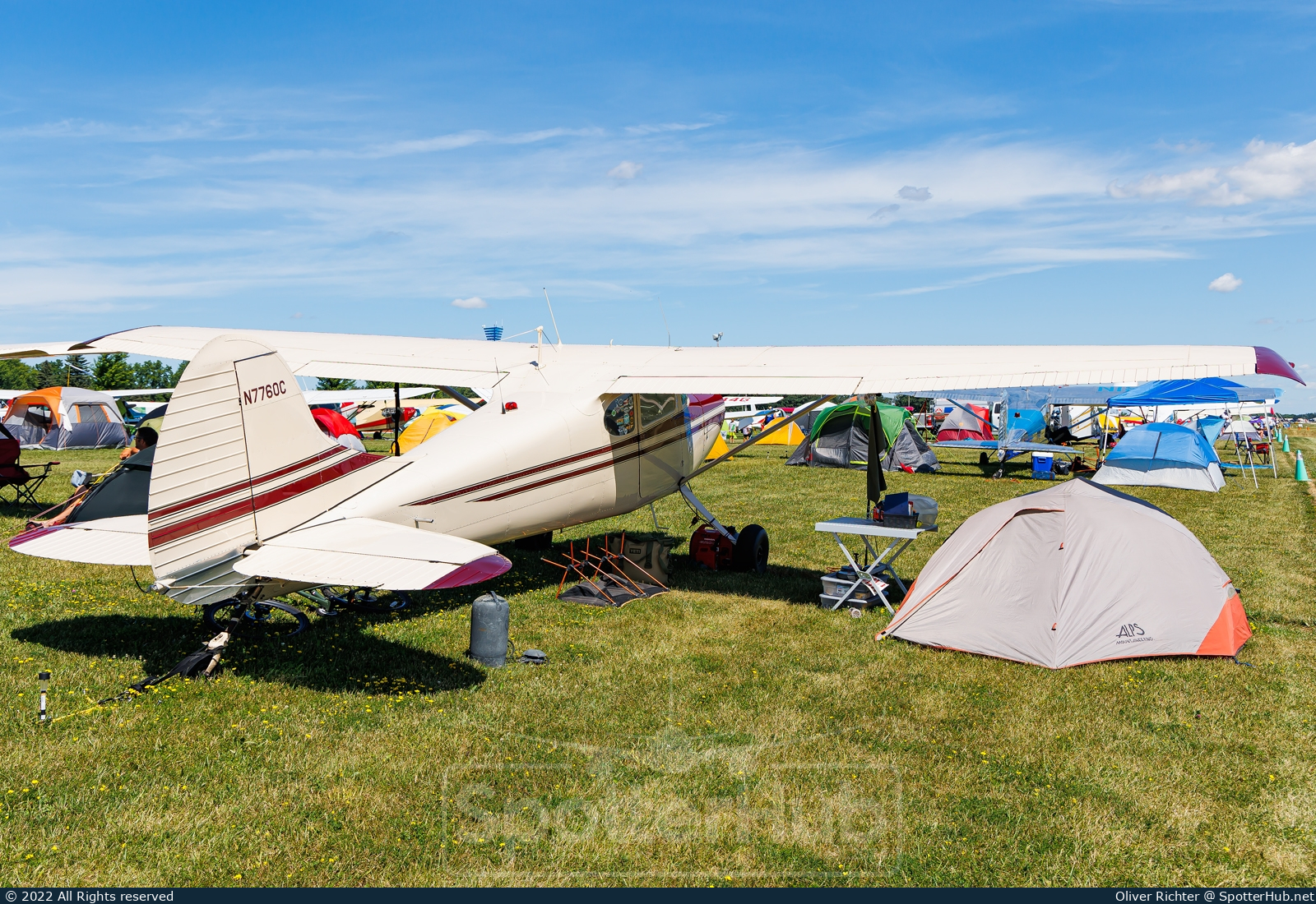 Photo of N7760C - Cessna 170B operated by Private