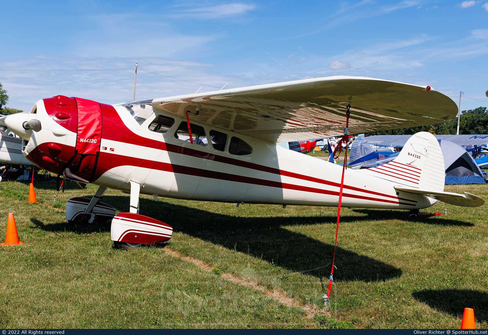 Photo of N4432C - Cessna 195B operated by Private