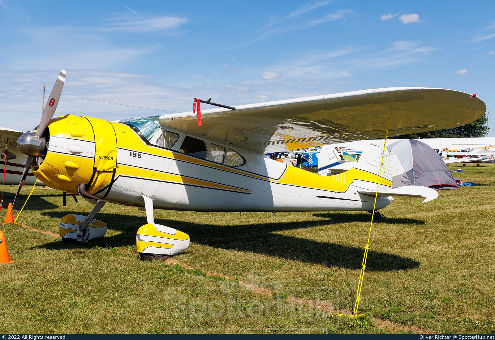 Photo of N195CK - Cessna 195A operated by Private