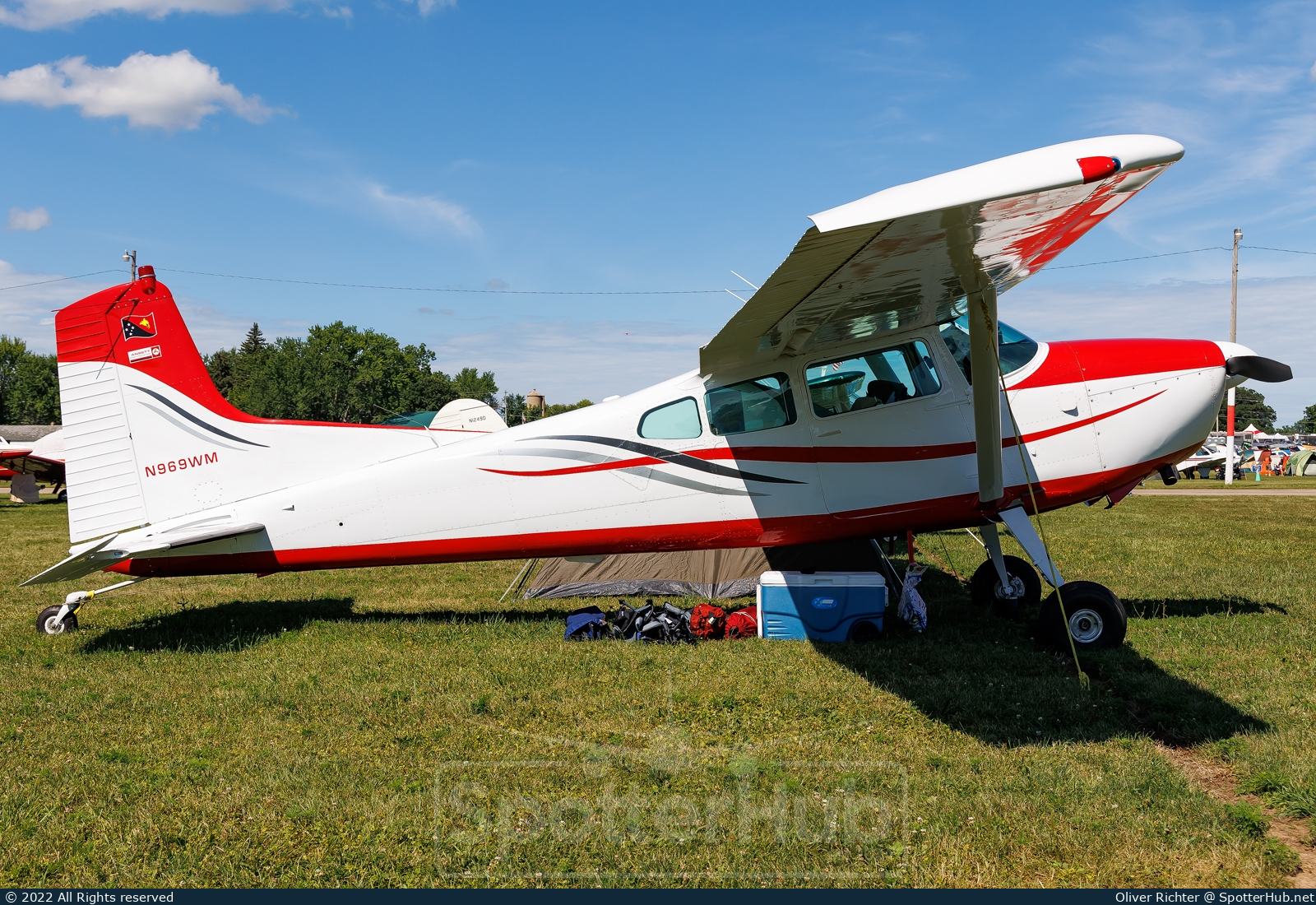 Photo of N969WM - Cessna 185A Skywagon operated by Private