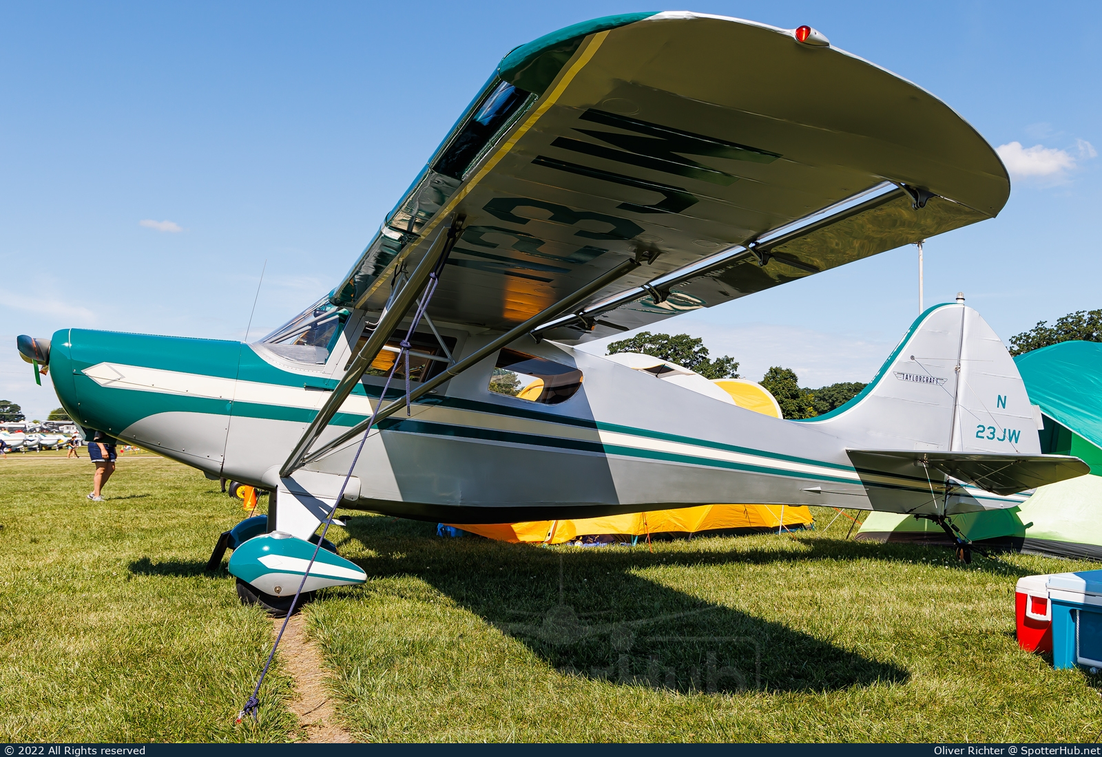 Photo of N23JW - Taylorcraft 15A operated by Private