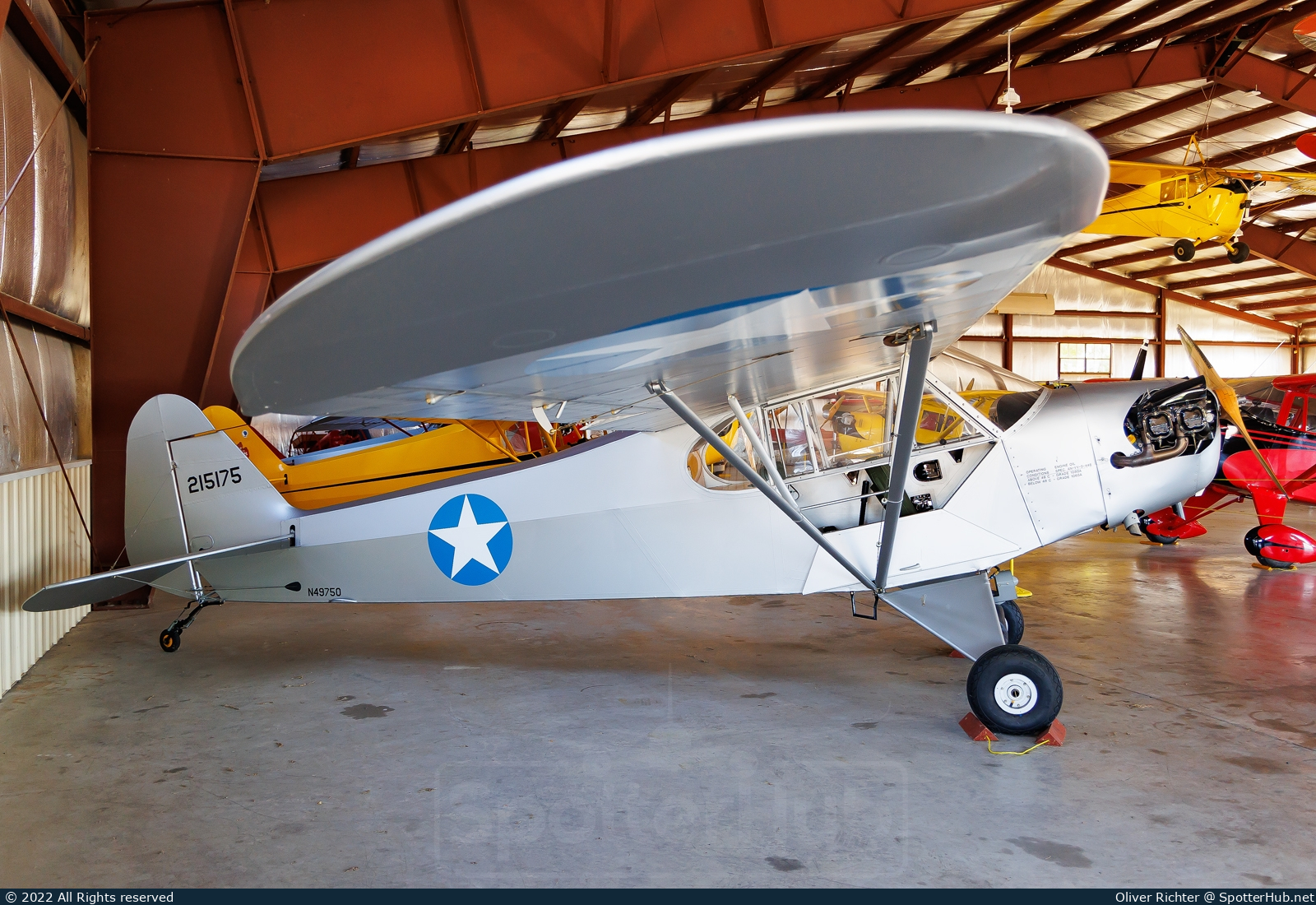 Photo of N49750 - Piper L-4A Grasshopper operated by EAA Experimental Aircraft Association