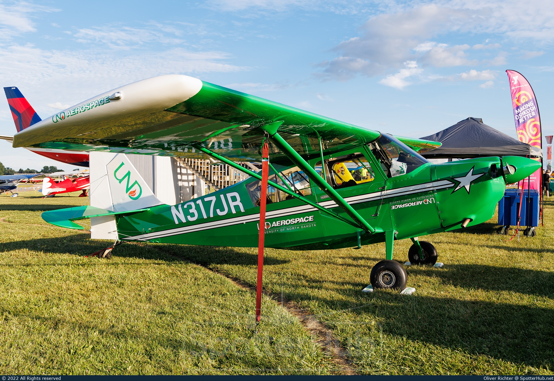 Photo of N317JR - American Champion 8KCAB Super Decathlon operated by University of North Dakota