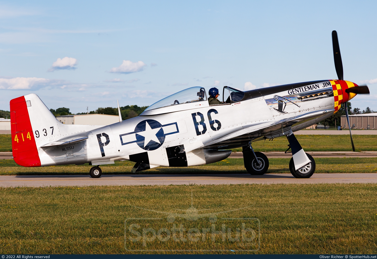 Photo of NL551J - North American F-51D Mustang operated by Private