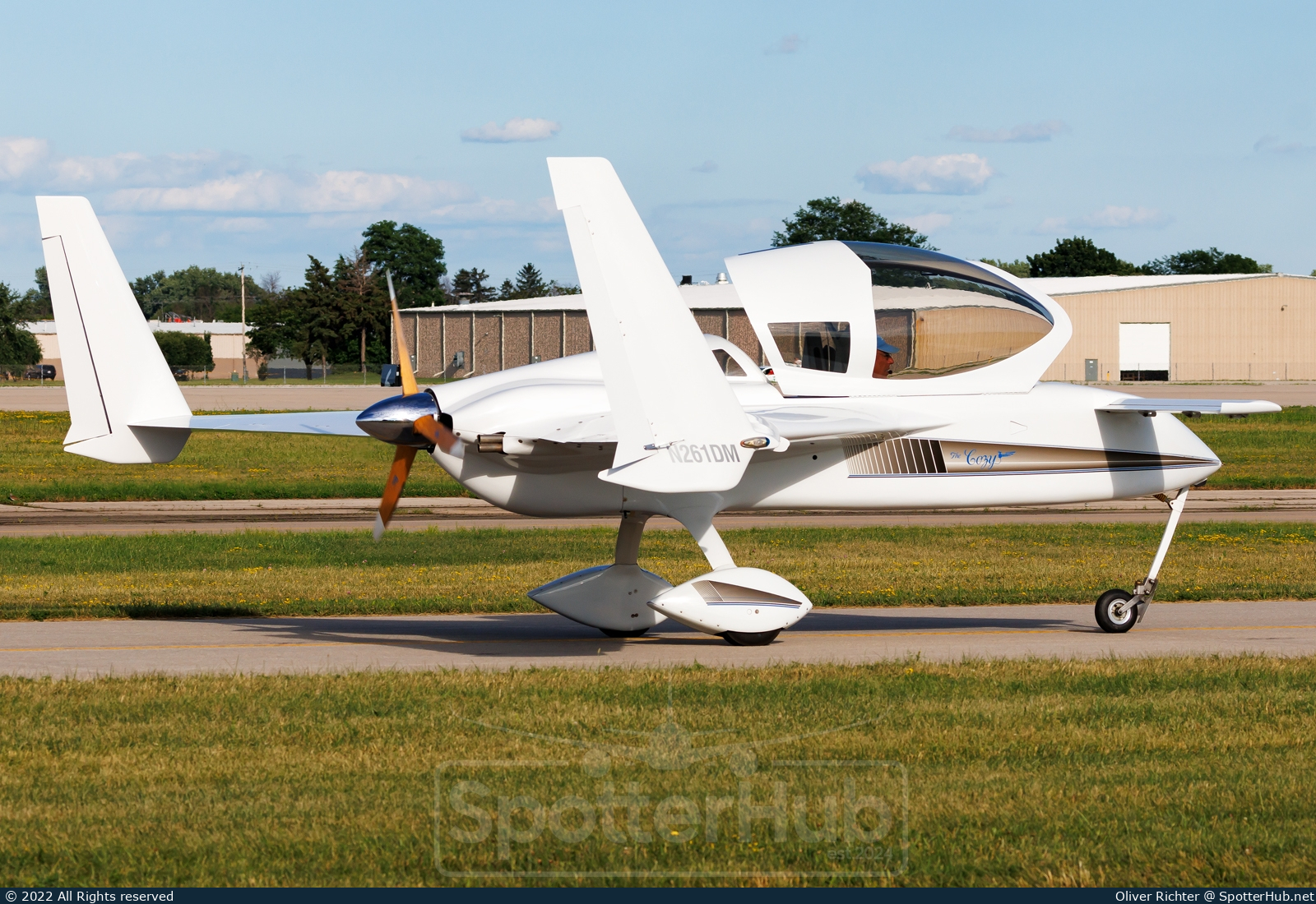 Photo of N261DM - Cozy Mark I operated by Private