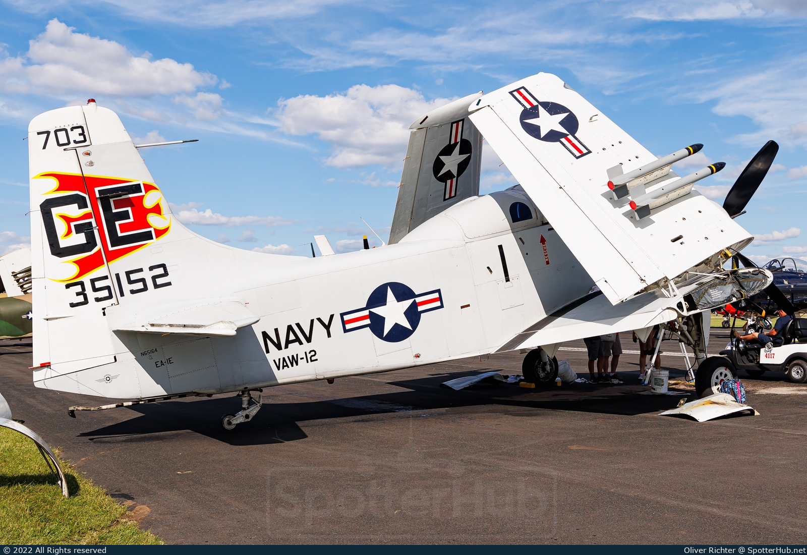 Photo of N65164 - Douglas EA-1E Skyraider operated by Cavanaugh Flight Museum