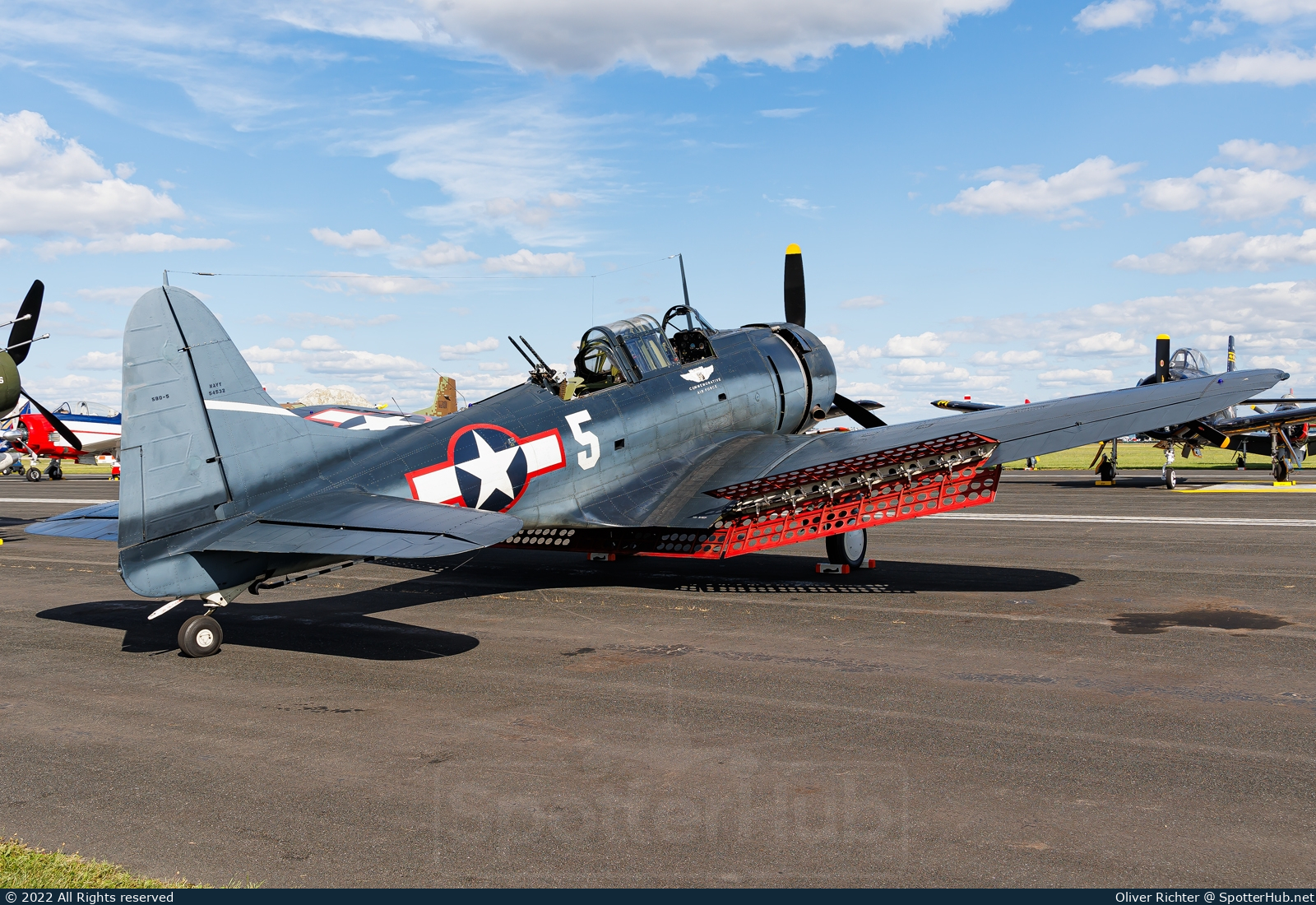 Photo of NL82GA - Douglas SBD-5 Dauntless operated by Commemorative Air Force