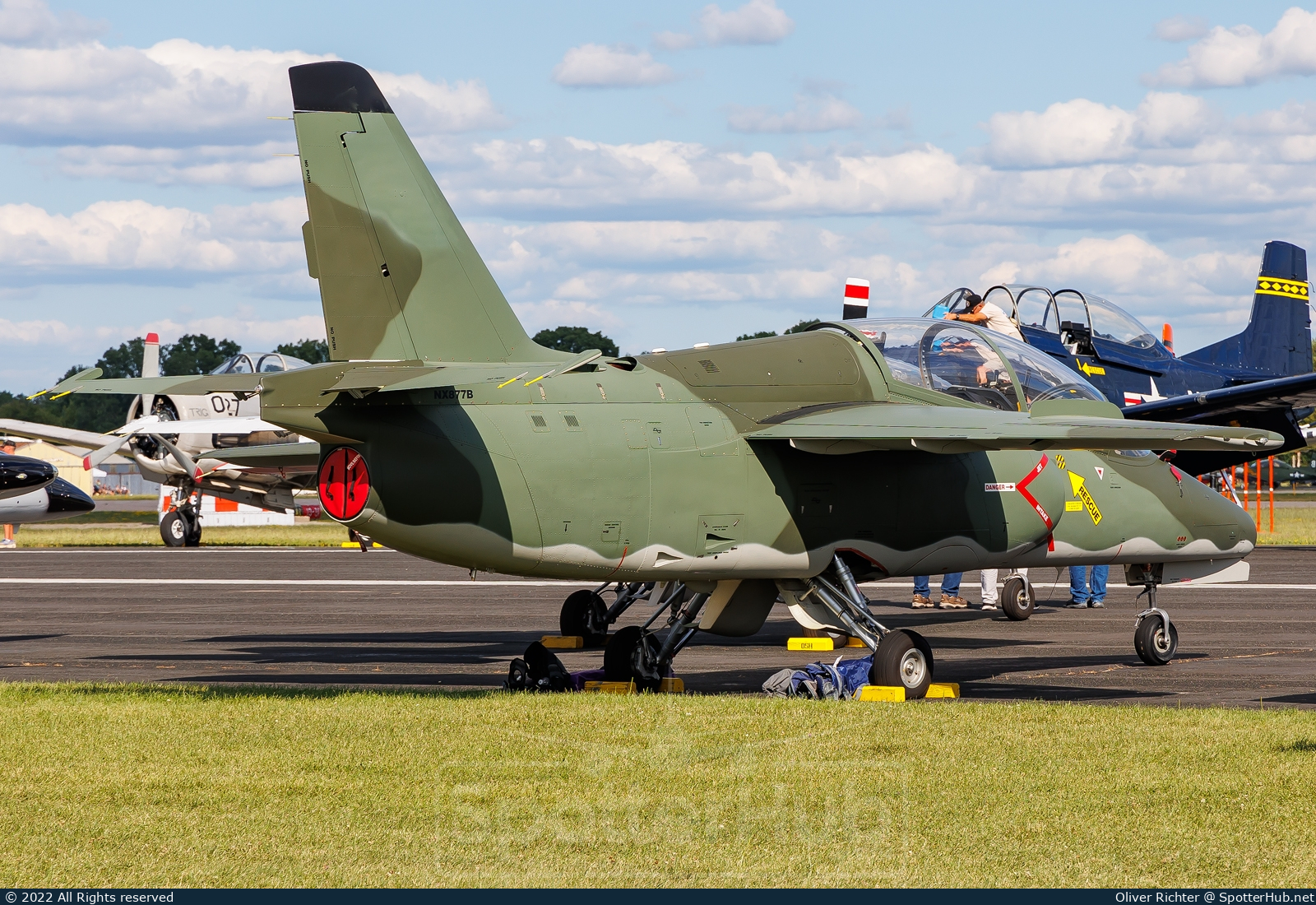 Photo of NX877B - SIAI-Marchetti S.211 operated by Private