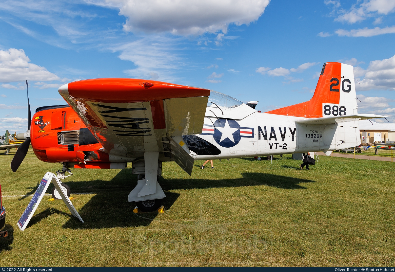 Photo of N509WT - North American T-28B Trojan operated by Private