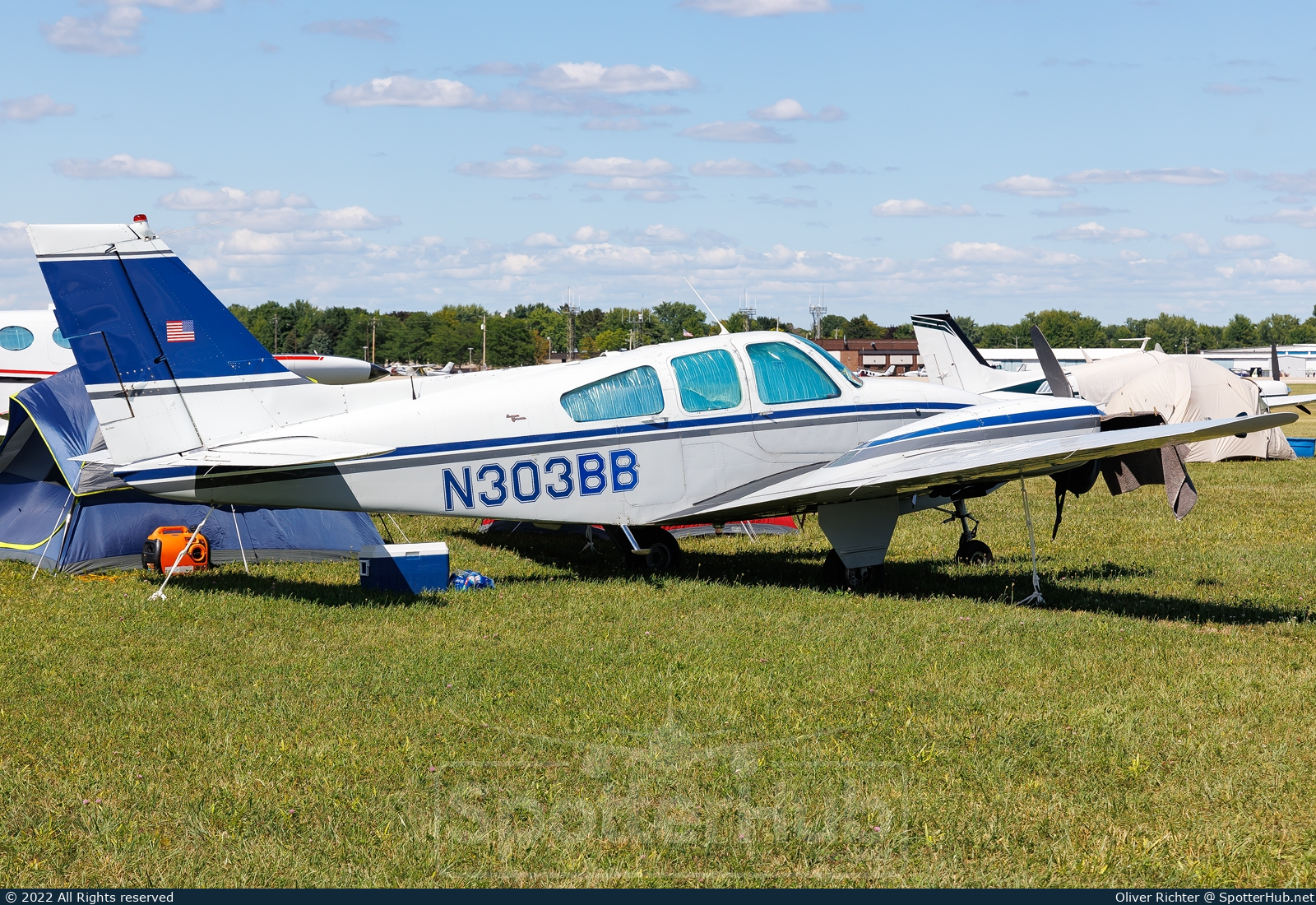 Photo of N303BB - Beechcraft 95-B55 Baron operated by Private