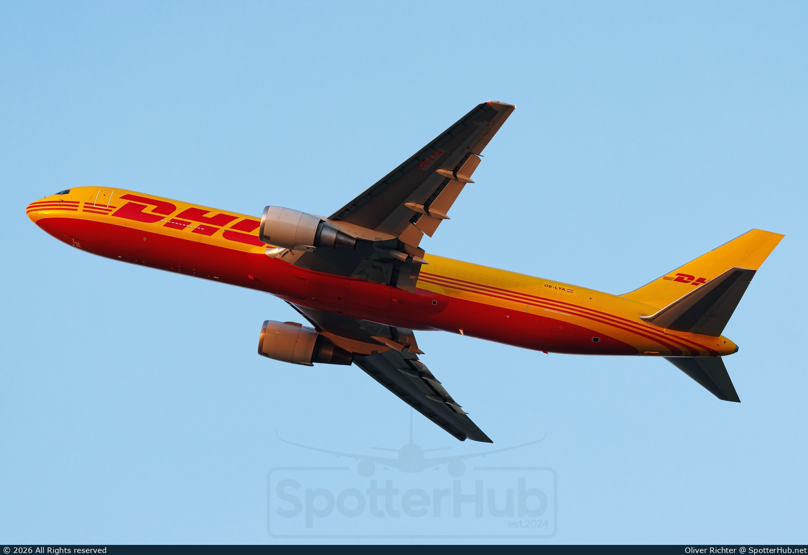 Photo of OE-LYA - Boeing 767-3Q8(ER)(BDSF) operated by DHL Air Austria