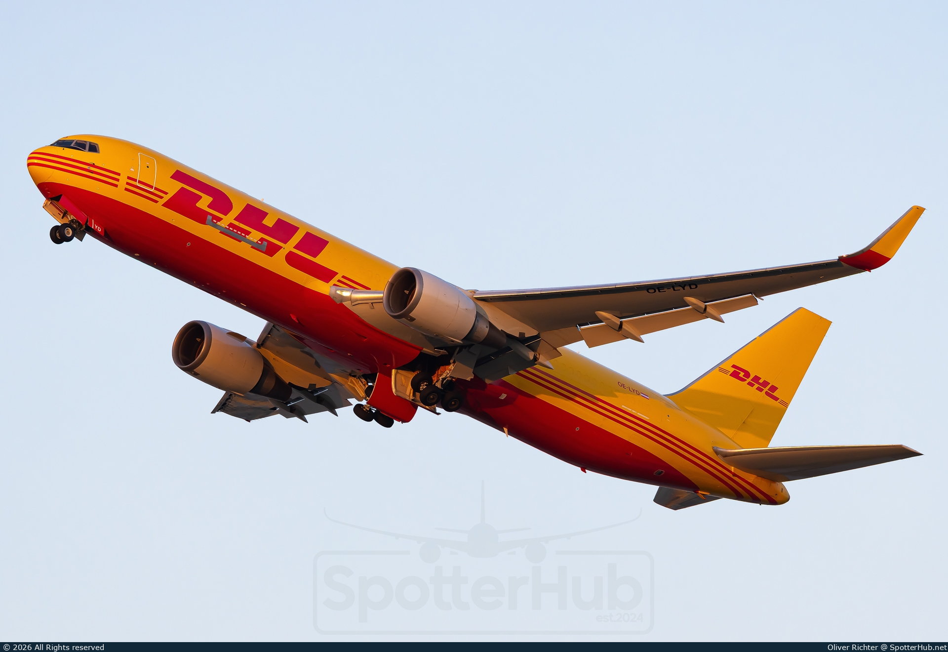 Photo of OE-LYD - Boeing 767-304(ER)(BDSF) operated by DHL Air Austria