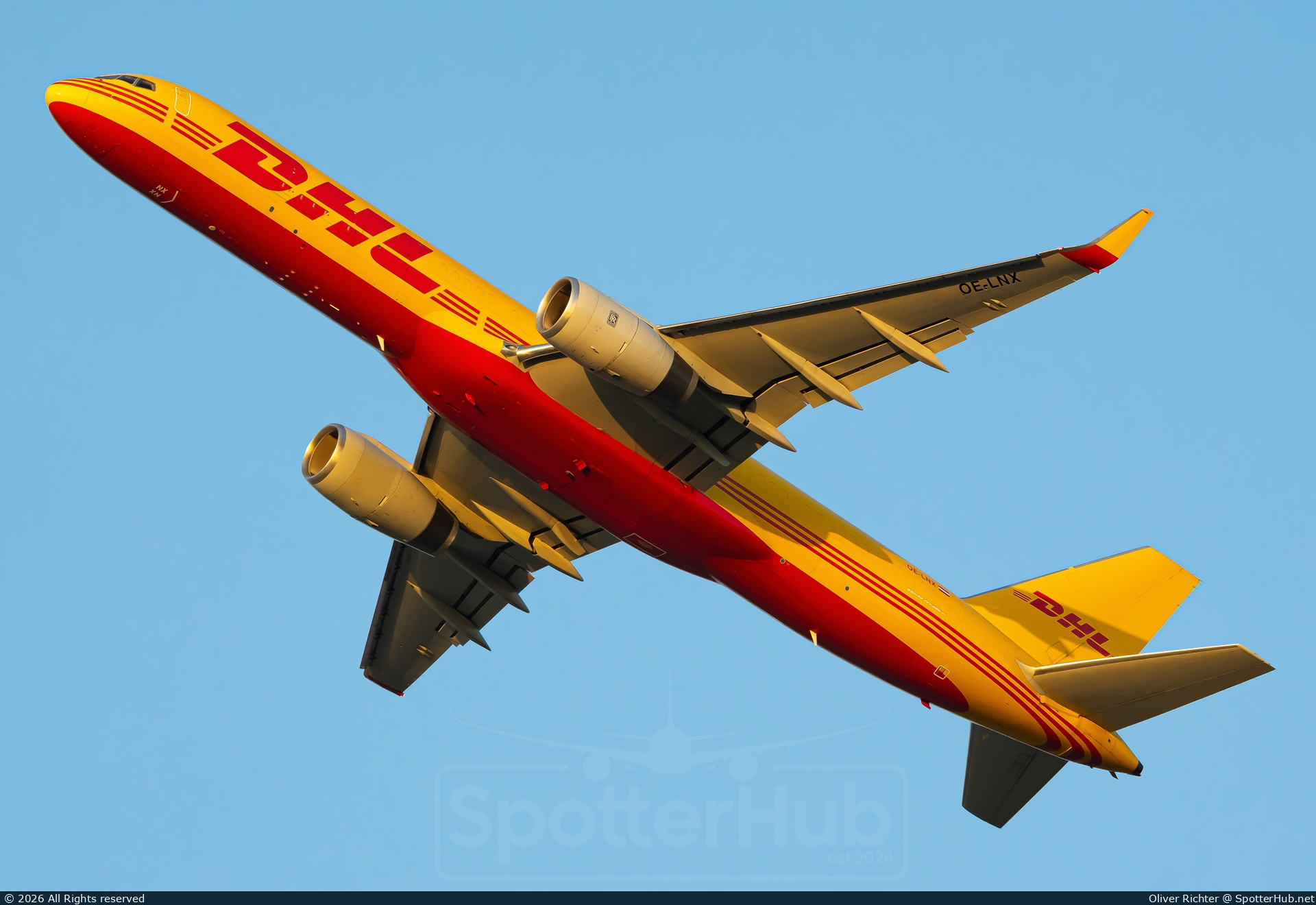 Photo of OE-LNX - Boeing 757-223(PCF) operated by DHL Air Austria