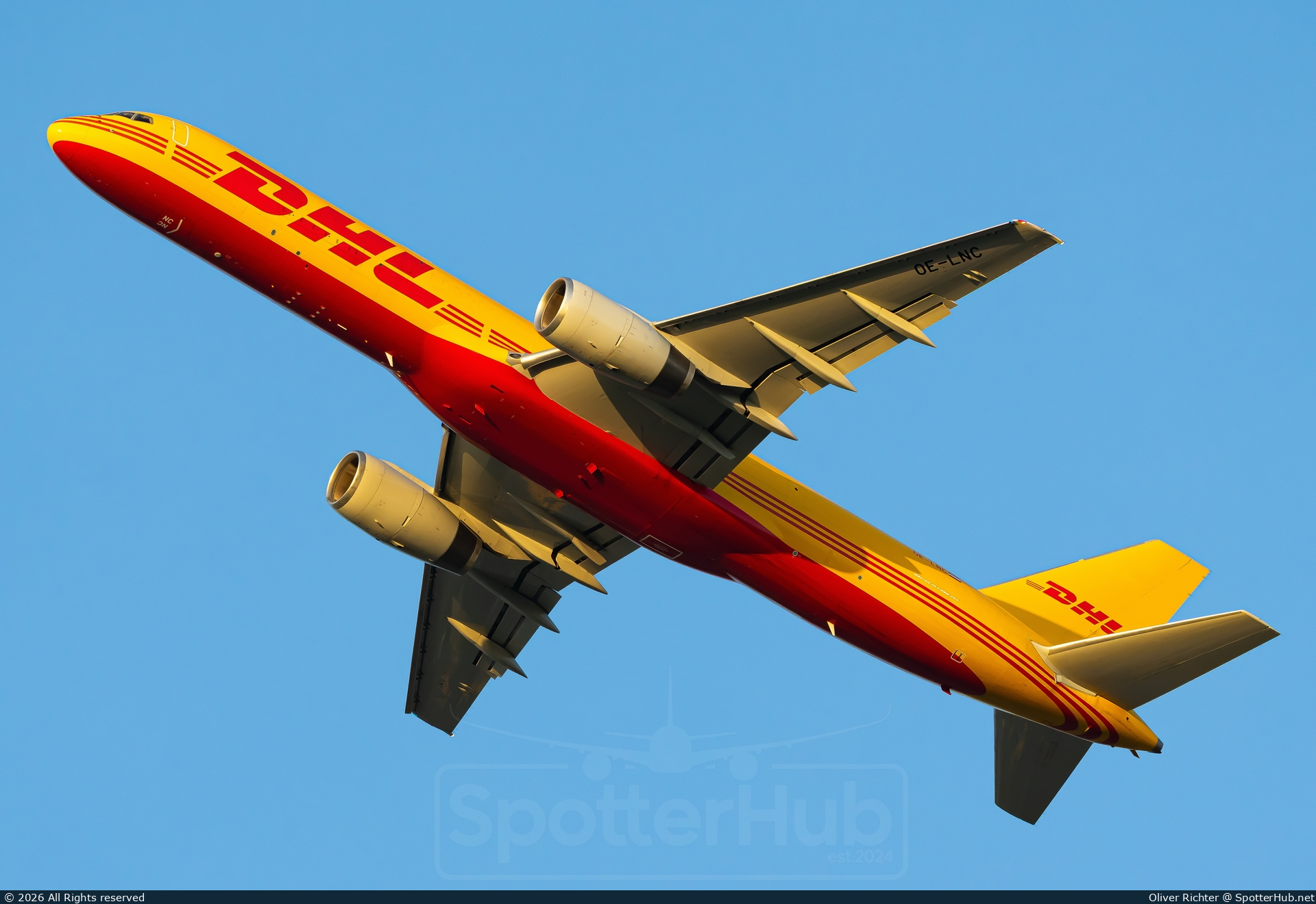 Photo of OE-LNC - Boeing 757-28A(PCF) operated by DHL Air Austria