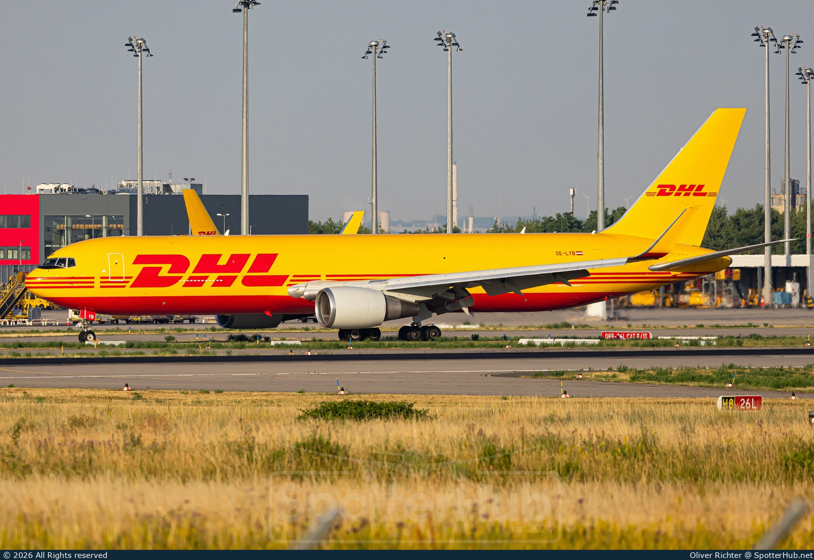 Photo of OE-LYB - Boeing 767-304(ER)(BDSF) operated by DHL Air Austria