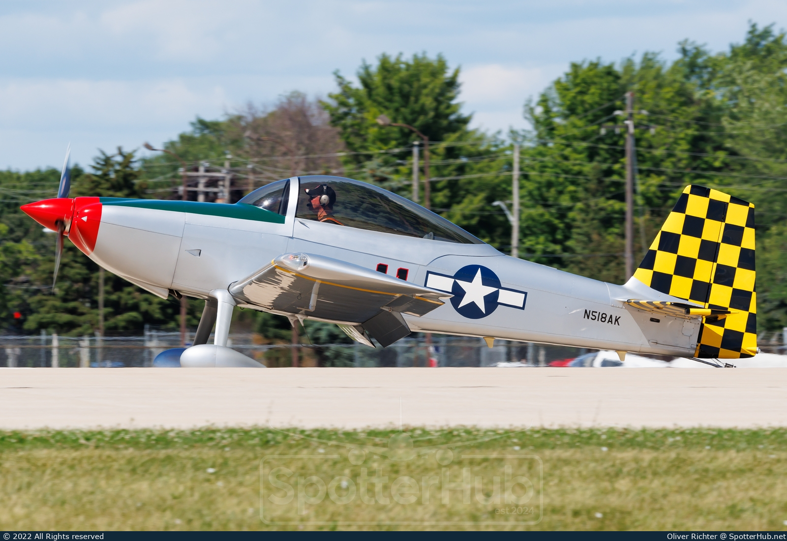 Photo of N518AK - Vans RV-8 operated by Private
