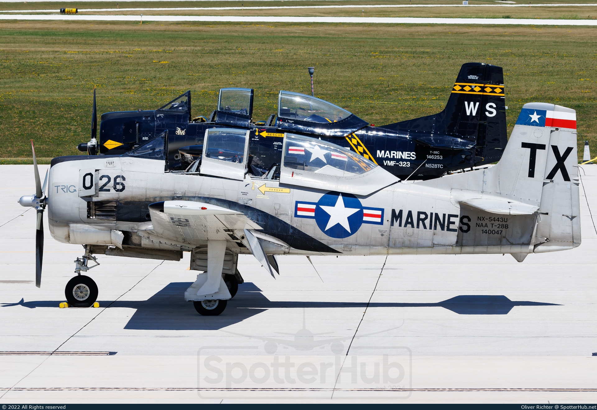 Photo of NX5443U - North American T-28B Trojan operated by Trojan Phlyers