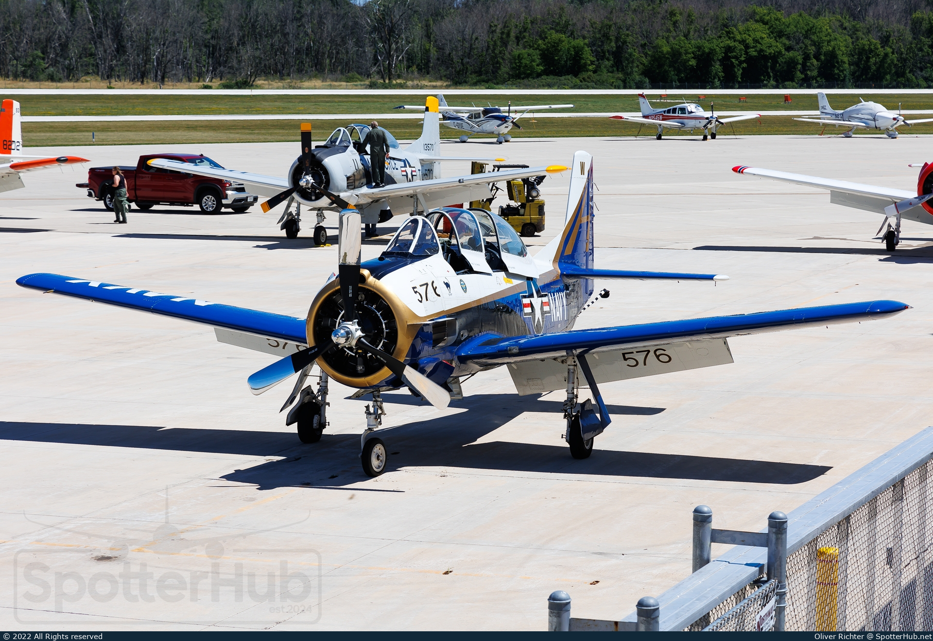 Photo of NX289RD - North American T-28C Trojan operated by Private