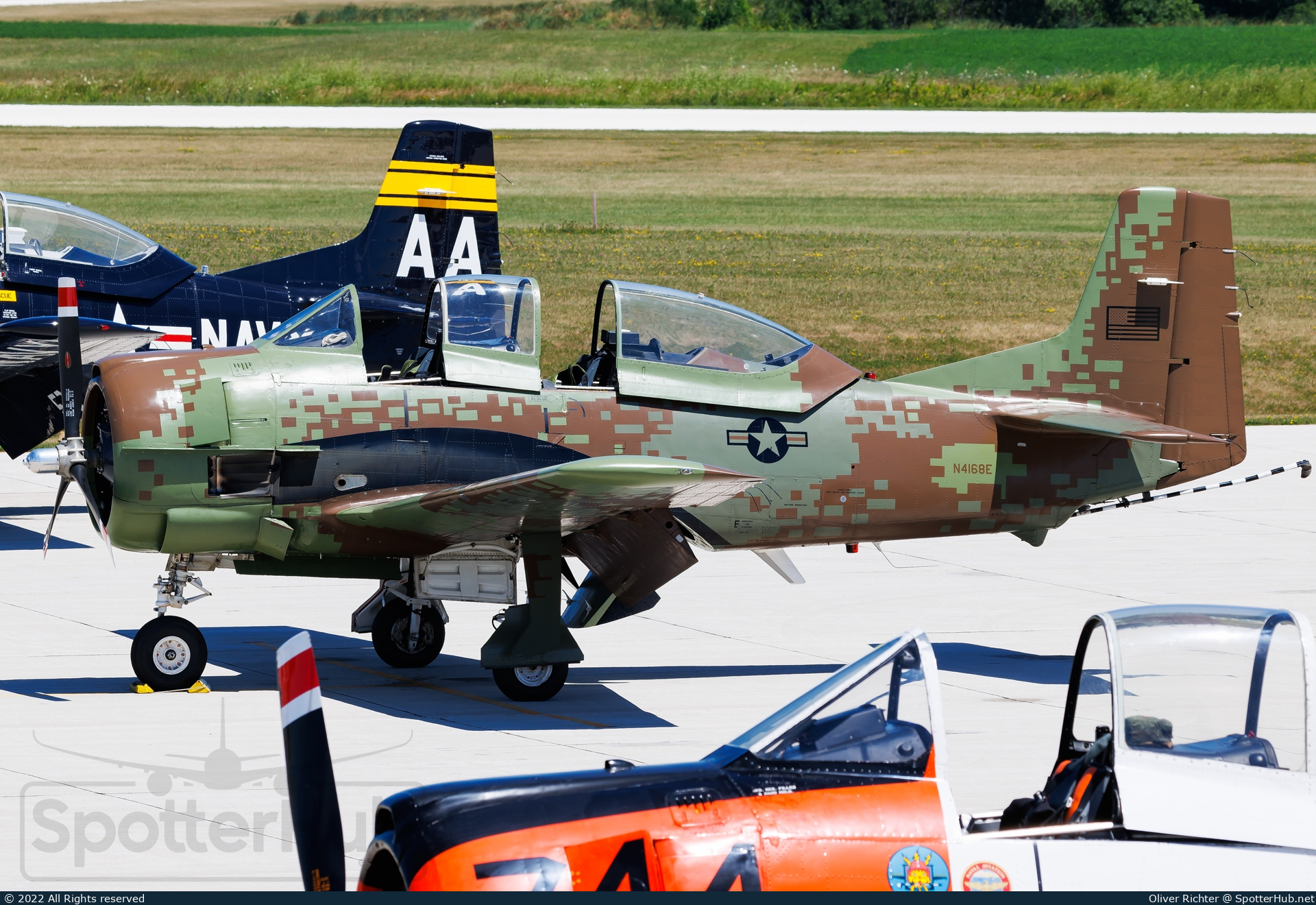 Photo of N4168E - North American T-28C Trojan operated by Private