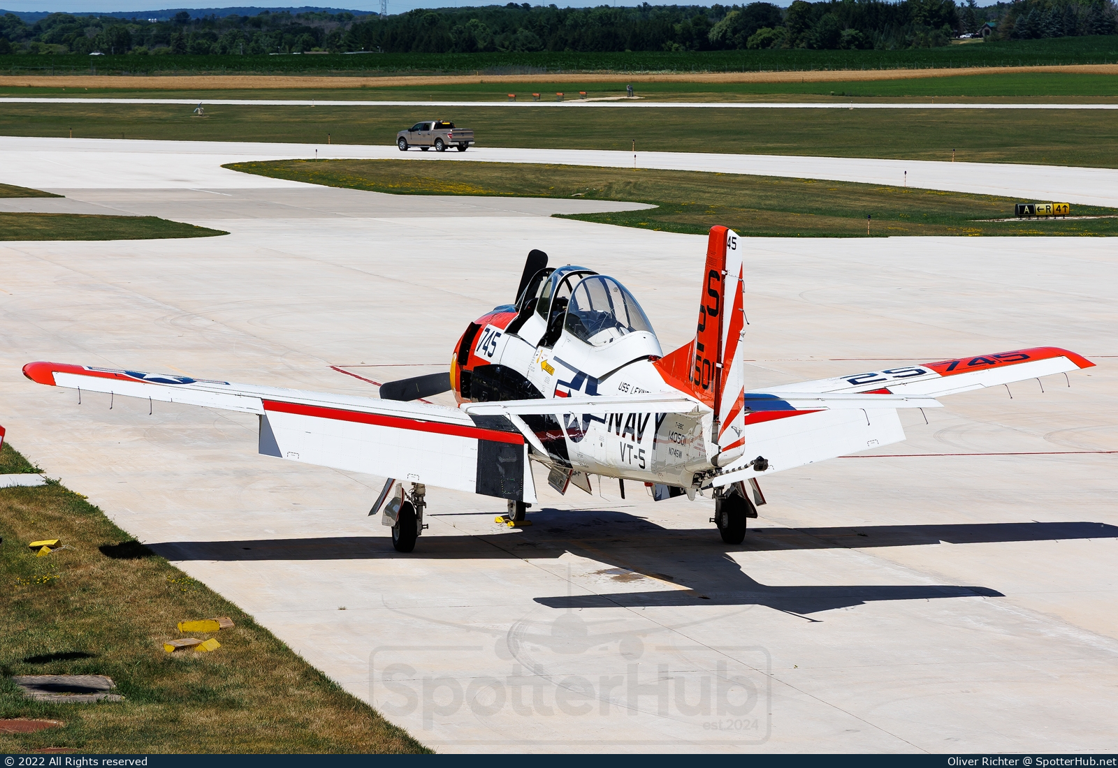 Photo of N745W - North American T-28C Trojan operated by Private