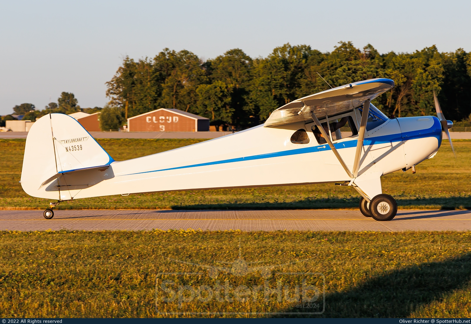 Photo of N43539 - Taylorcraft BCS-12D operated by Private