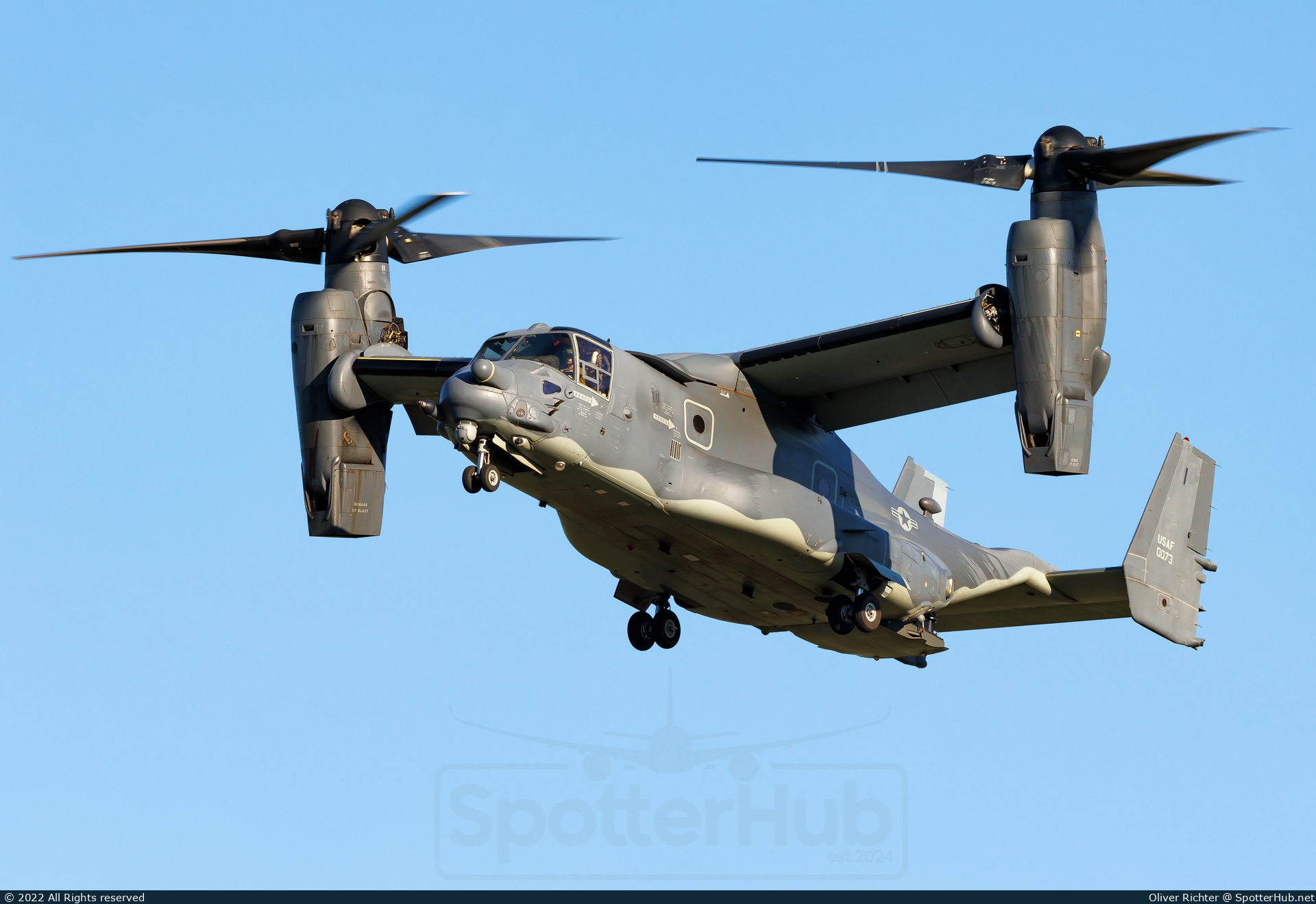 Photo of 14-0073 - Bell Boeing CV-22B Osprey operated by US Air Force