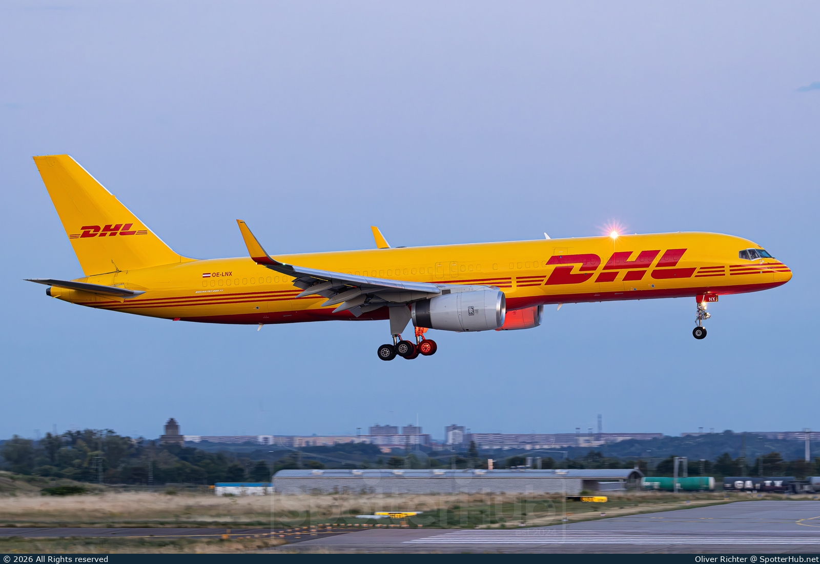 Photo of OE-LNX - Boeing 757-223(PCF) operated by DHL Air Austria