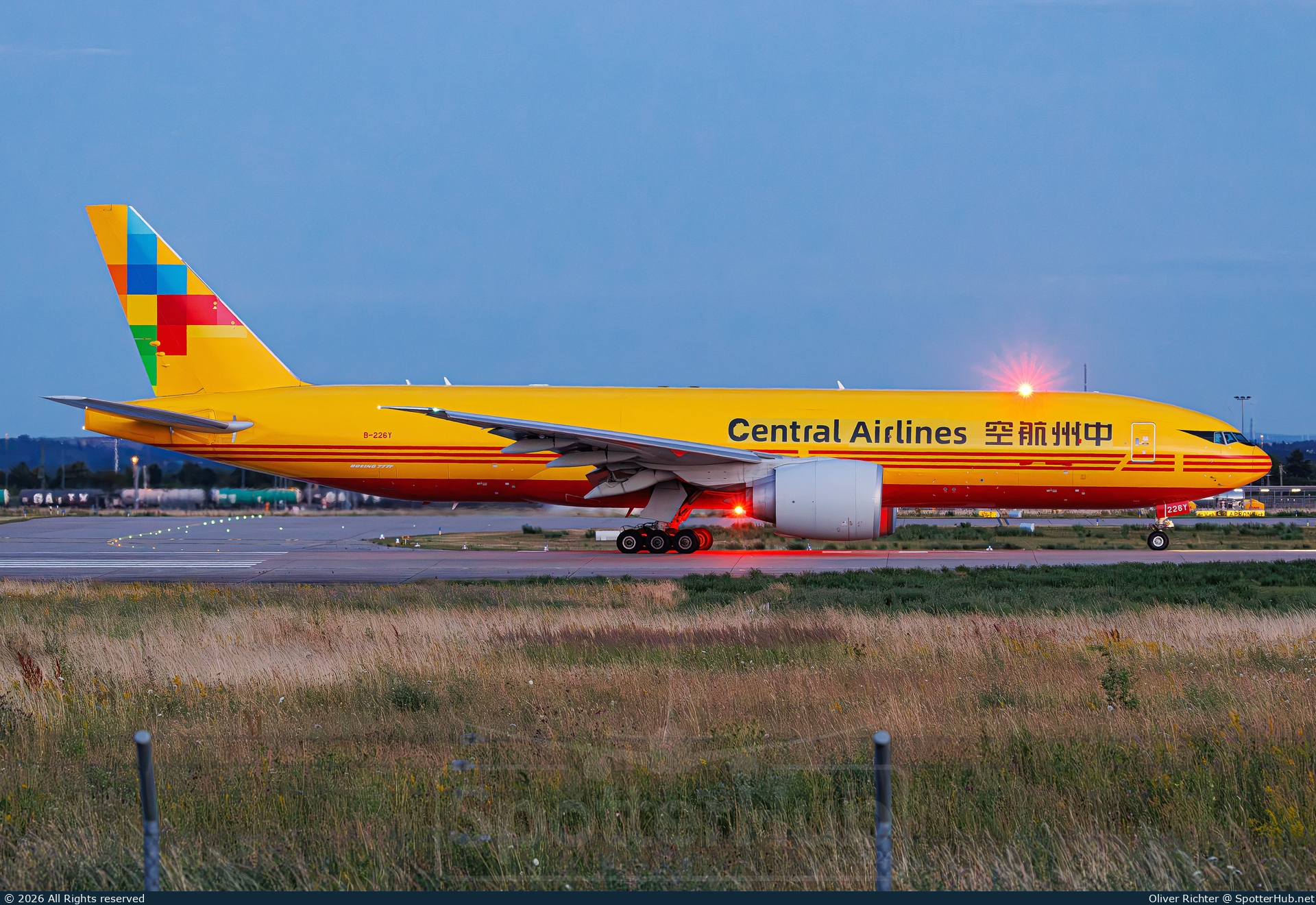 Photo of B-226Y - Boeing 777-F operated by China Central Airlines