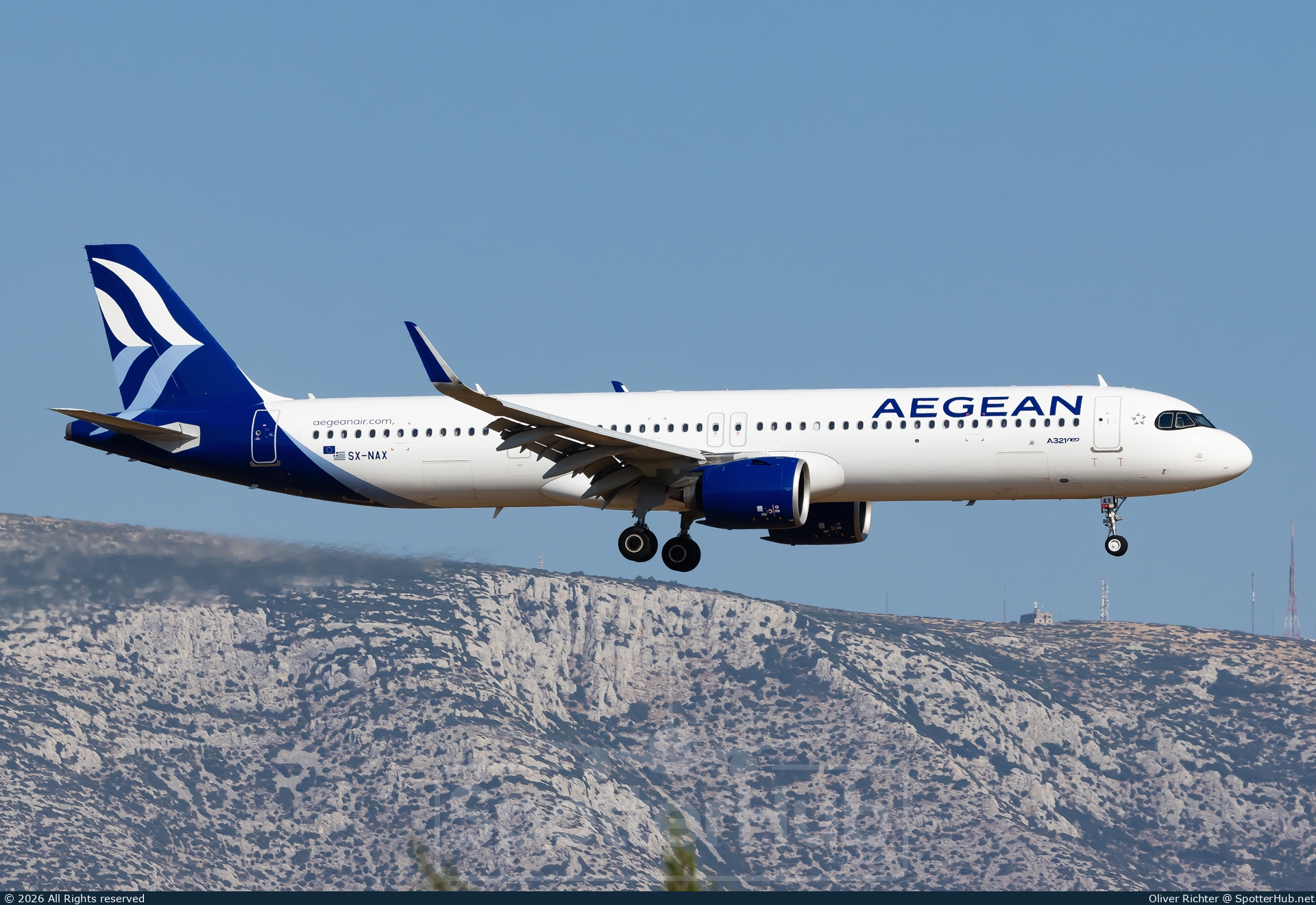 Photo of SX-NAX - Airbus A321-271NX operated by Aegean Airlines