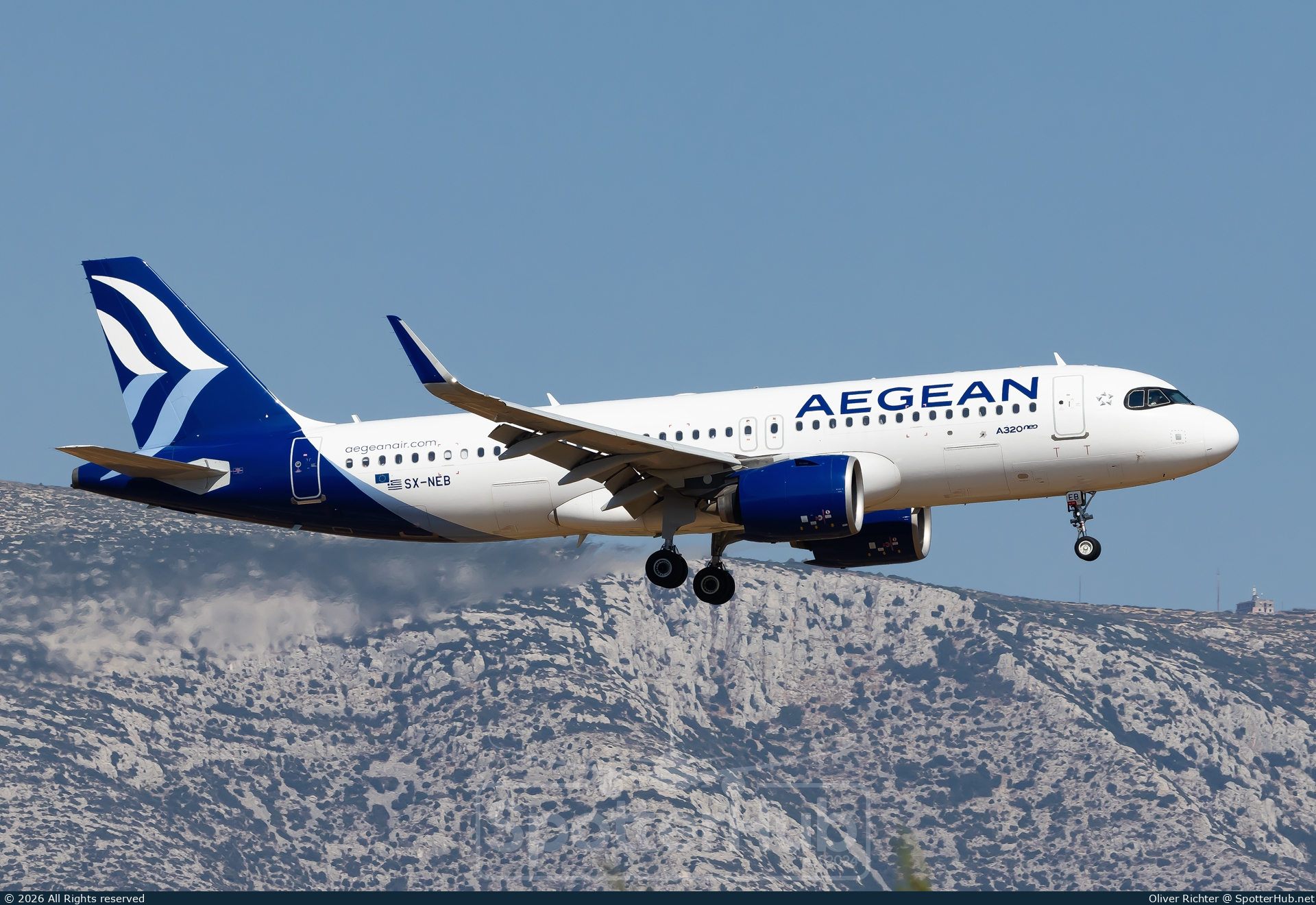 Photo of SX-NEB - Airbus A320-271N operated by Aegean Airlines