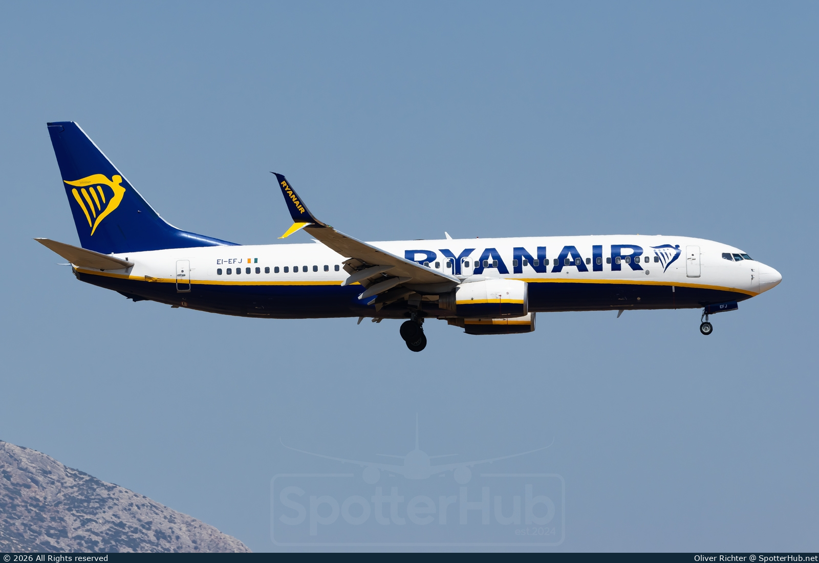 Photo of EI-EFJ - Boeing 737-8AS operated by Ryanair