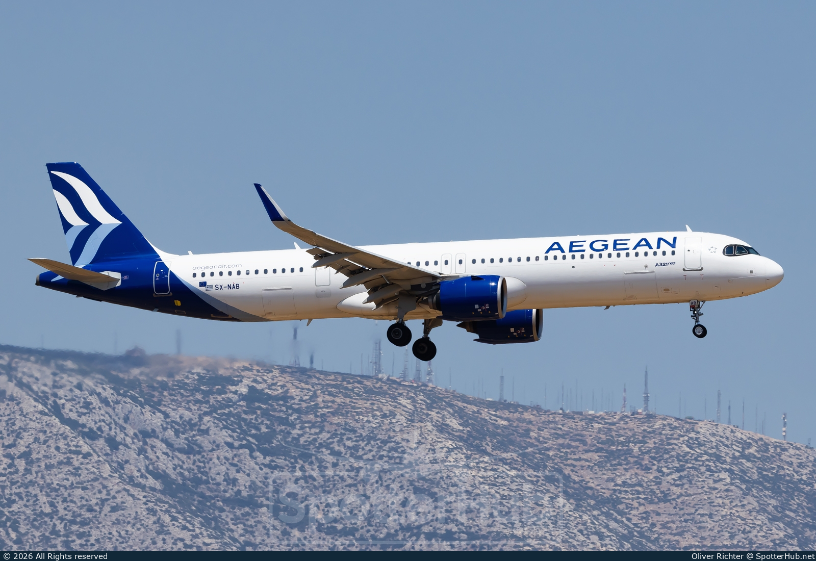 Photo of SX-NAB - Airbus A321-271NX operated by Aegean Airlines