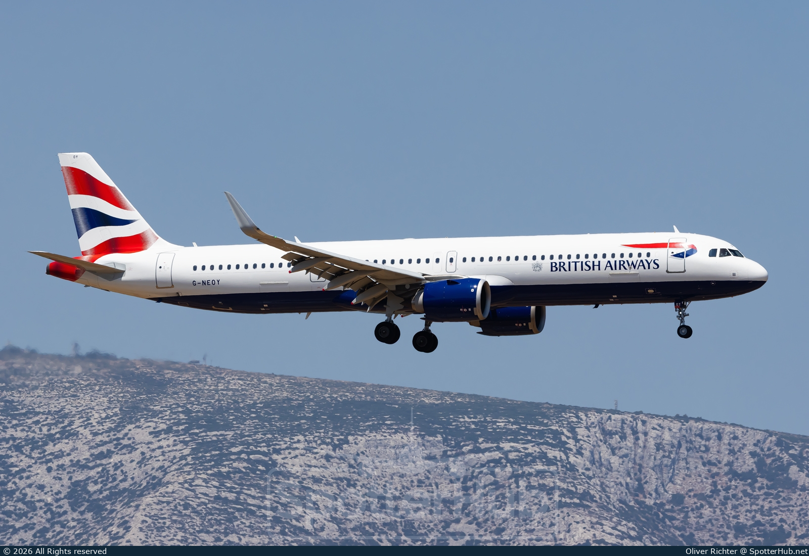 Photo of G-NEOY - Airbus A321-251NX operated by British Airways
