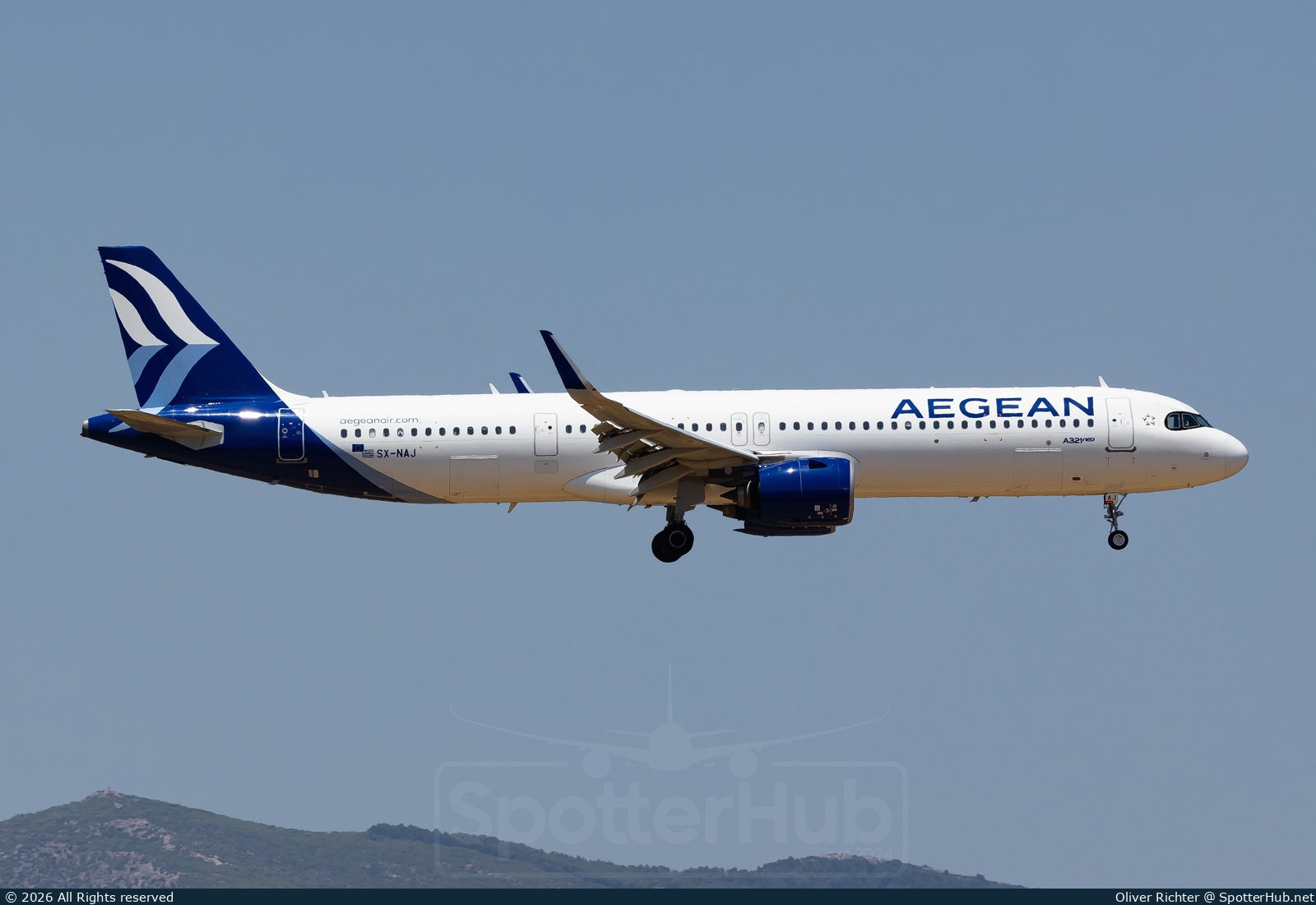 Photo of SX-NAJ - Airbus A321-271NX operated by Aegean Airlines